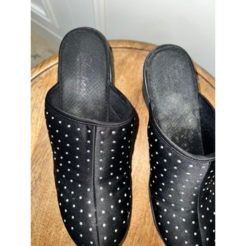 The Unbranded Brand Women's Black Studded Mules Size 10 Casual Chic Flats Size US 10 / IT 40 - 3 Thumbnail