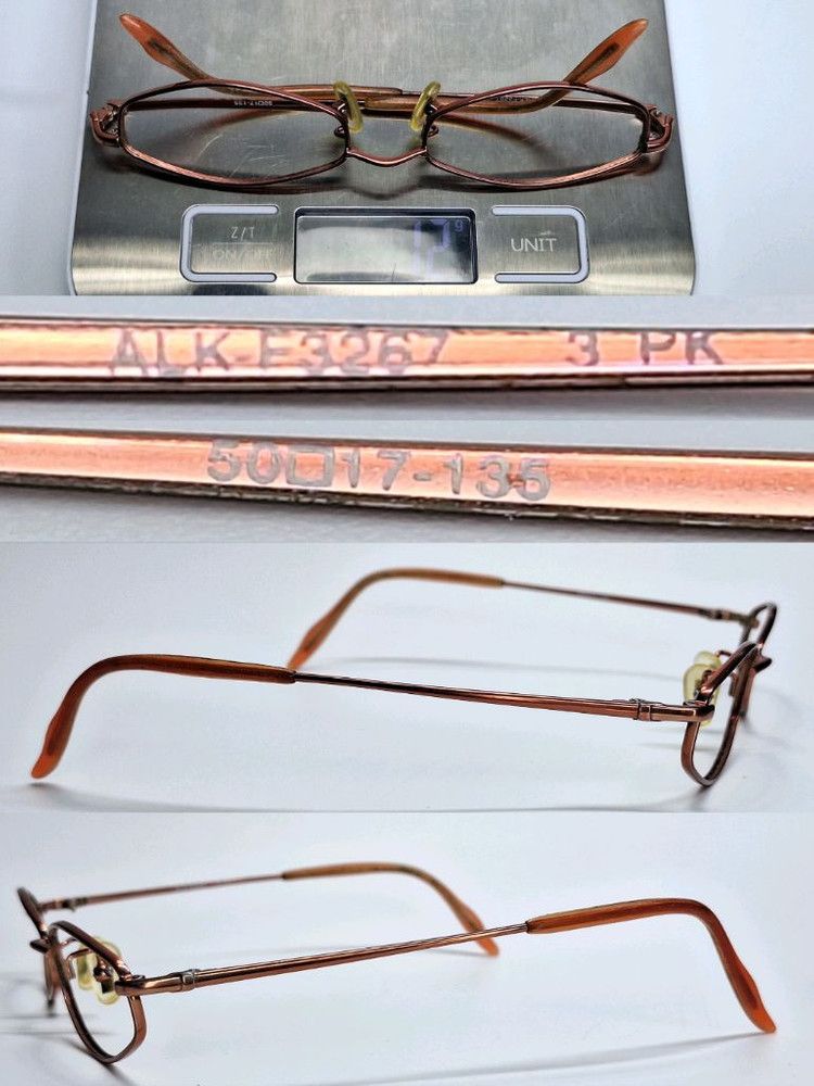 Other ALOOK ALK-F3267 Y2K Geek Chic Slim Metal Frame Glasses Size ONE SIZE - 9 Thumbnail