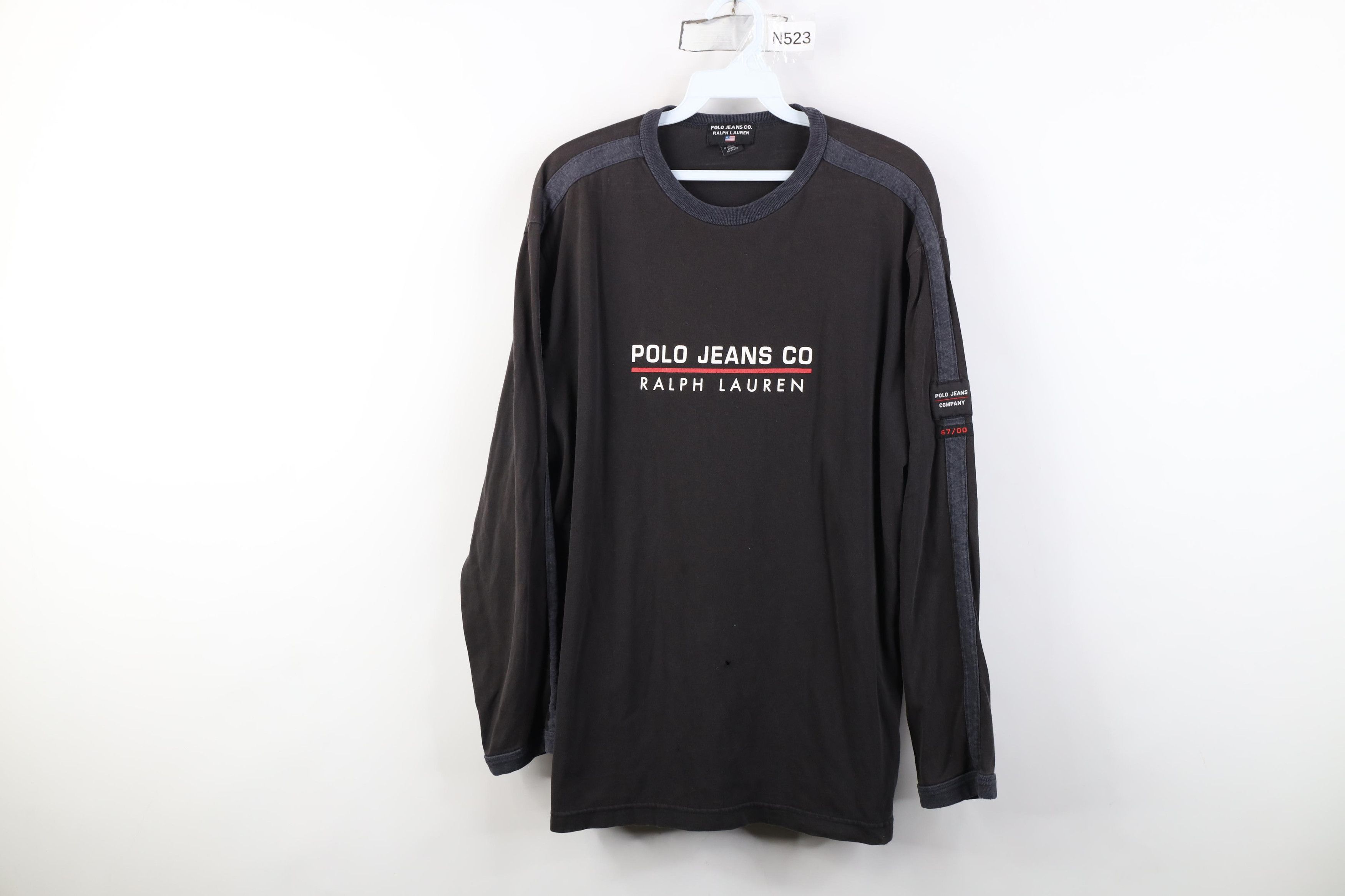 Polo Ralph Lauren Vintage Y2K Ralph Lauren Long Sleeve Ringer T-Shirt USA Size US S / EU 44-46 / 1 - 1 Thumbnail
