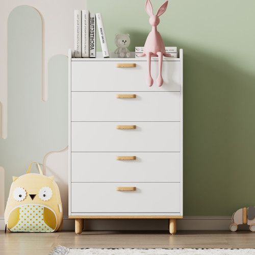 Designer × Homemade Modern Simple Style White Modern Six-Drawer Chest for Bedroo Size US L / EU 52-54 / 3 - 1 Thumbnail