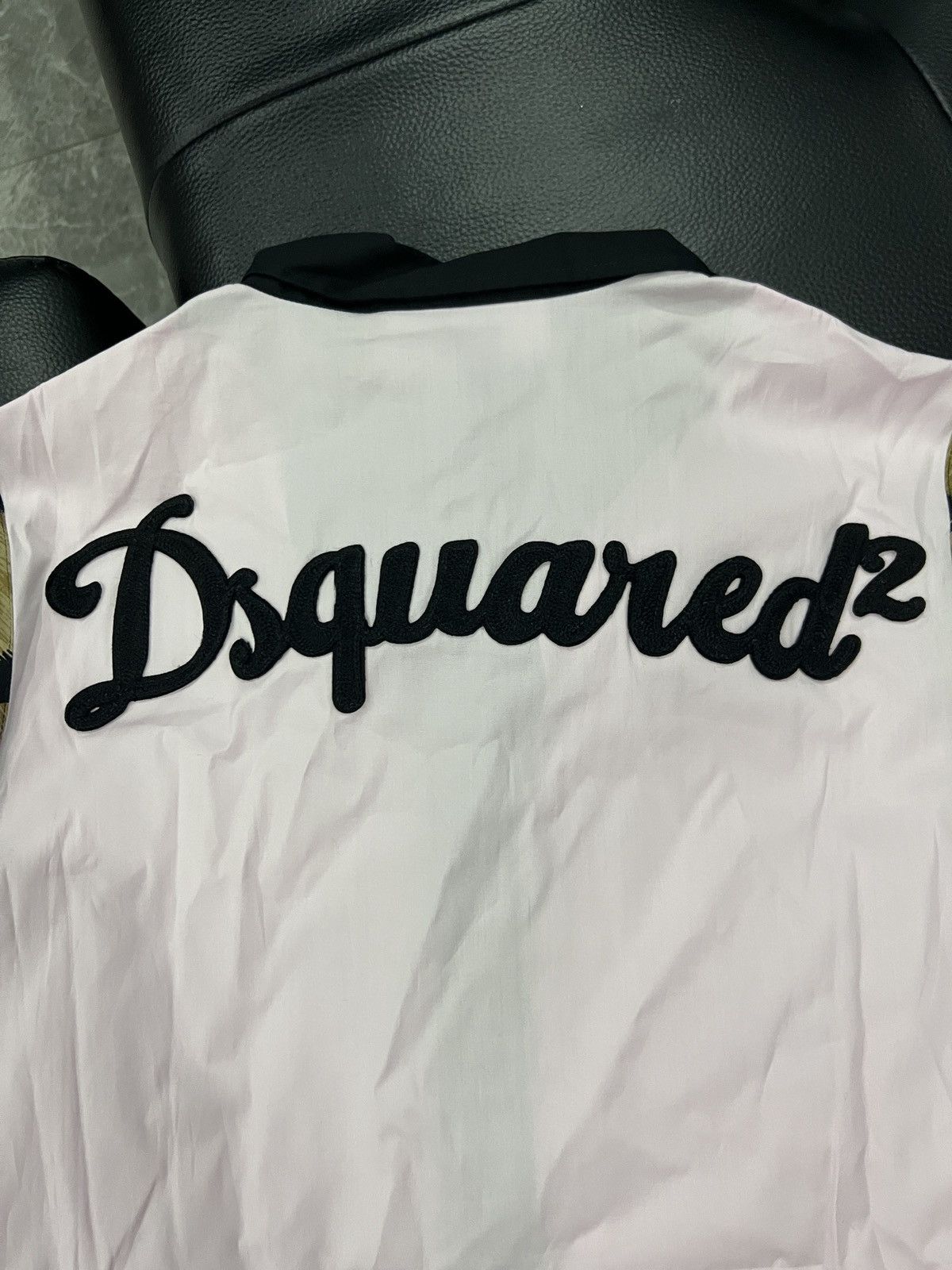 Dsquared2 Dsquared2 2018 Pink Leopard Panel Bowling Shirt Size US S / EU 44-46 / 1 - 7 Thumbnail