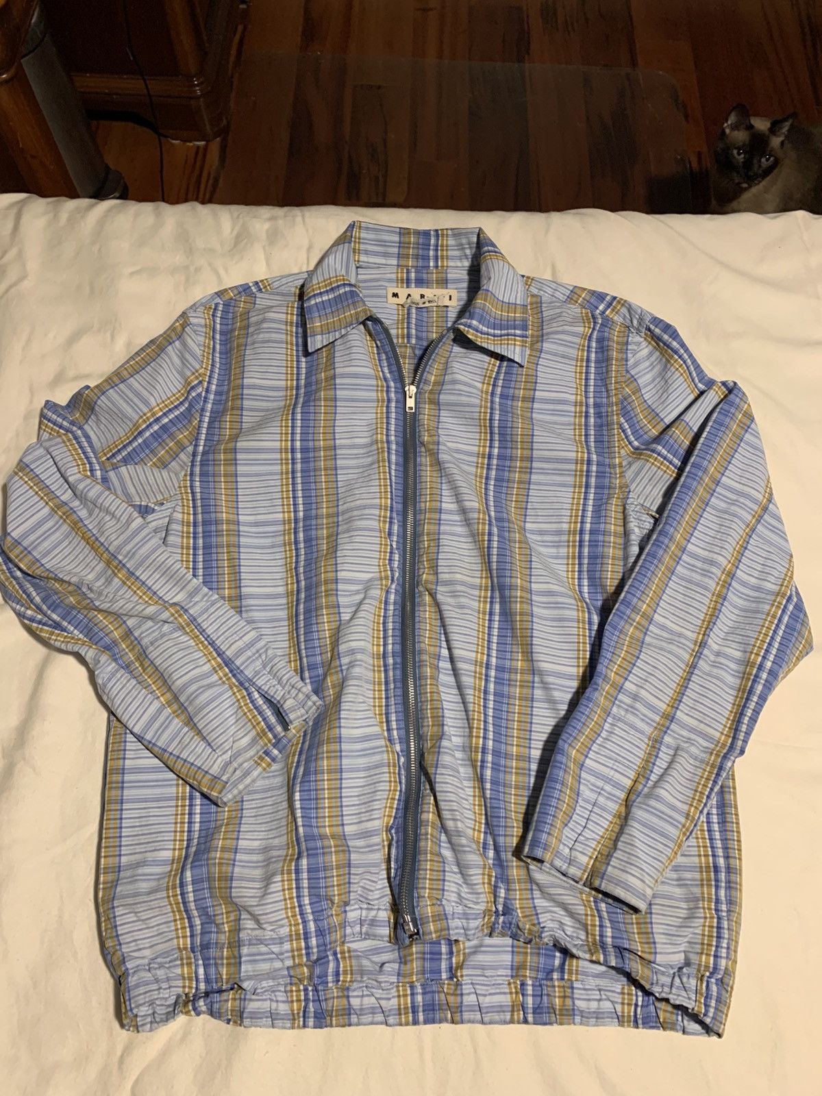 Marni marni zip up plaid work shirt Size US M / EU 48-50 / 2 - 1 Thumbnail