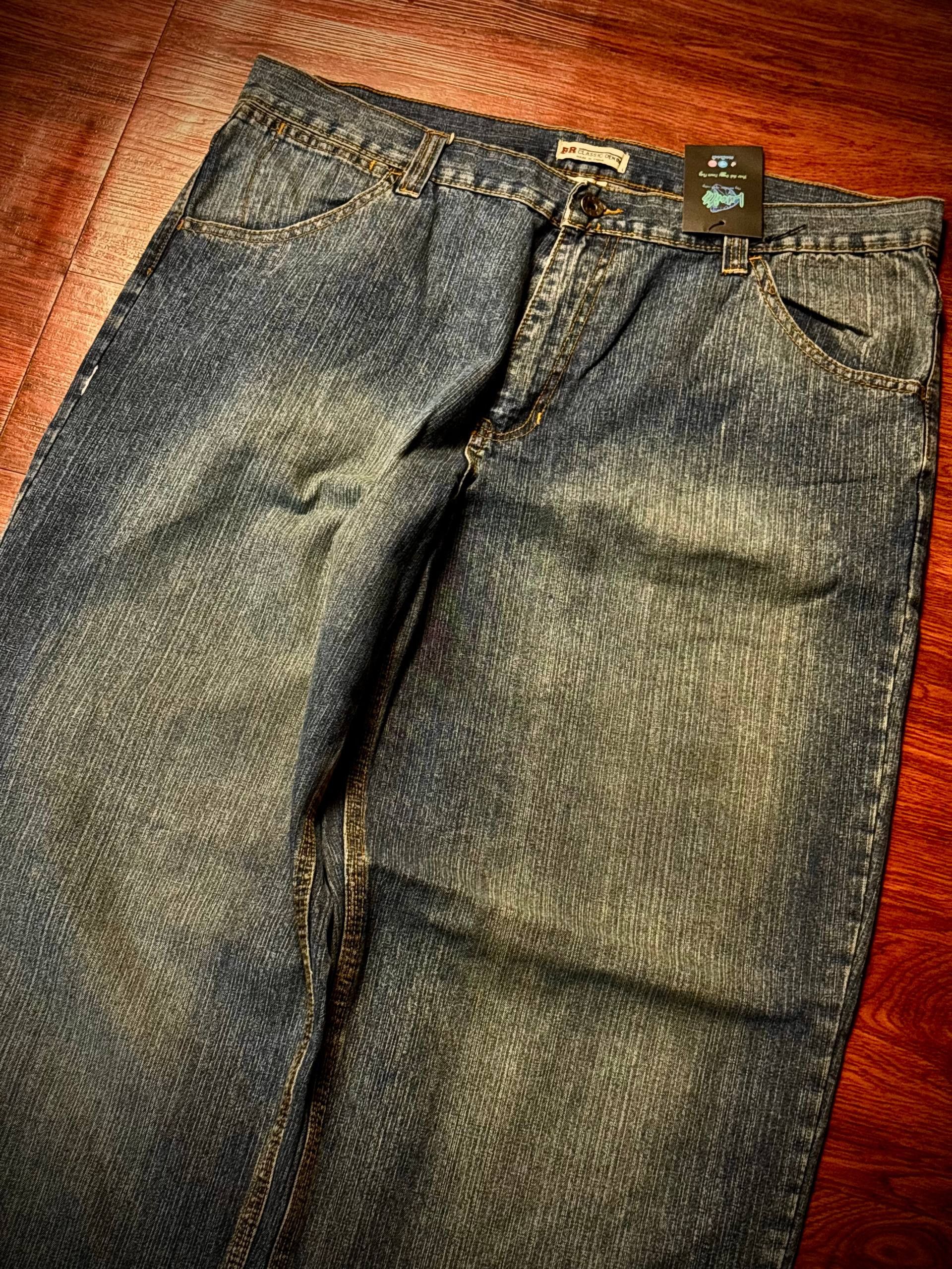 JNCO Vintage 00s Blue BR Classic Denim Pants Logo Backhit Jnco Size US 40 / EU 56 - 4 Thumbnail
