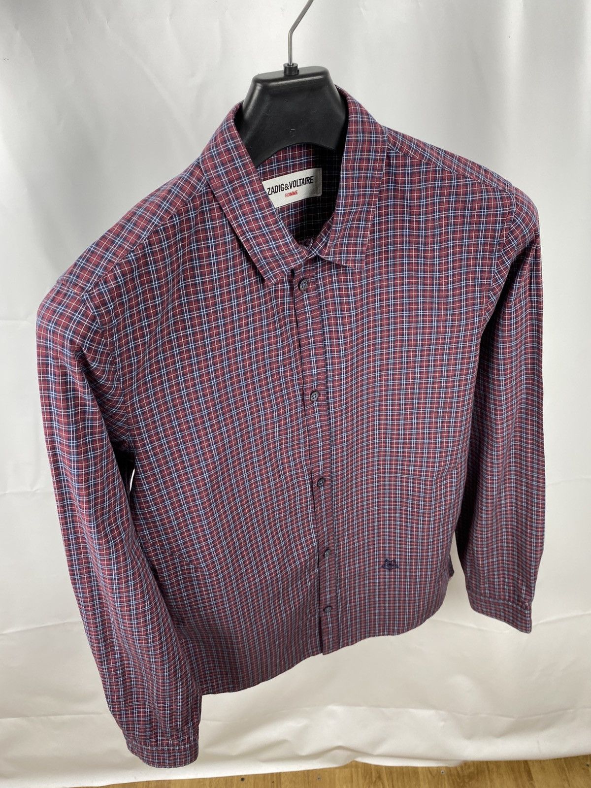 Zadig & Voltaire Zadig & Voltaire Homme Plaid Cotton Shirt Button Up size S Size US S / EU 44-46 / 1 - 7 Thumbnail