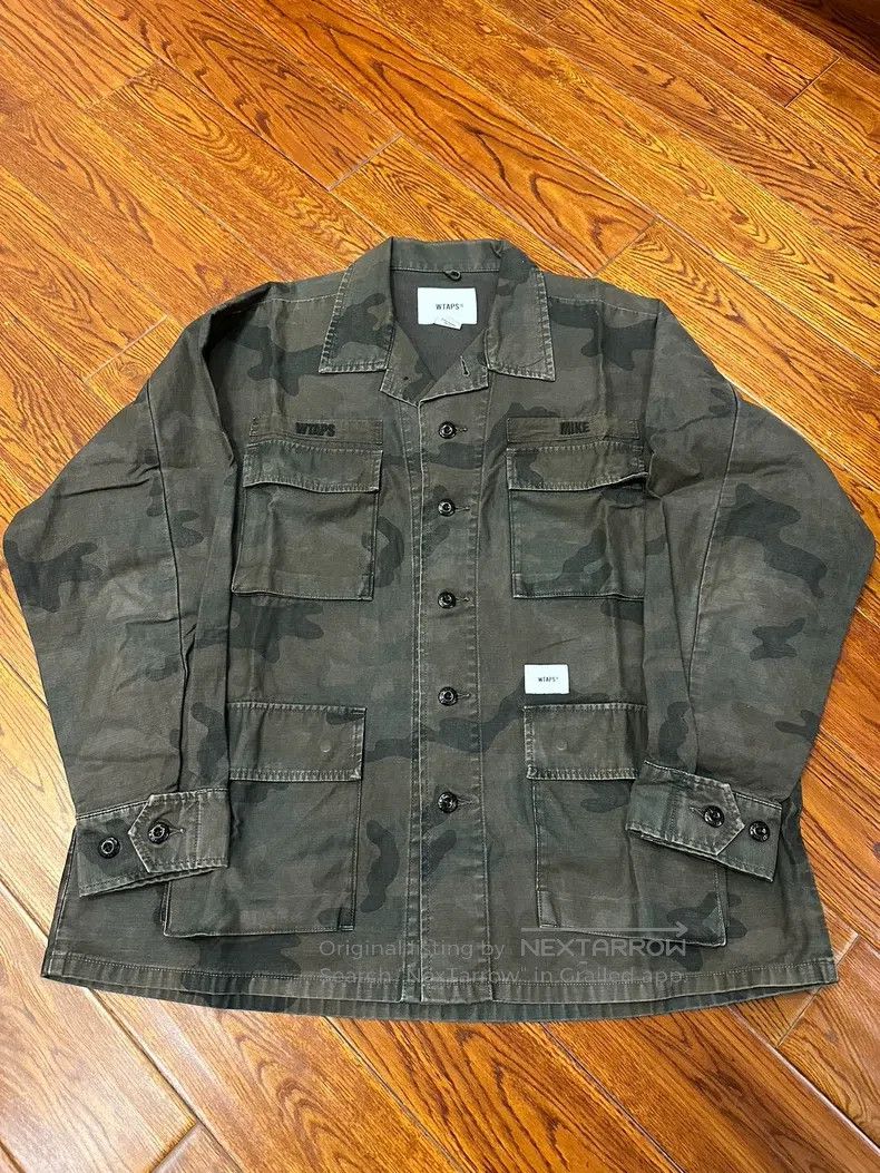 Wtaps Wtaps Dark camouflage four-pocket jacket shirt coat Size US M / EU 48-50 / 2 - 1 Thumbnail