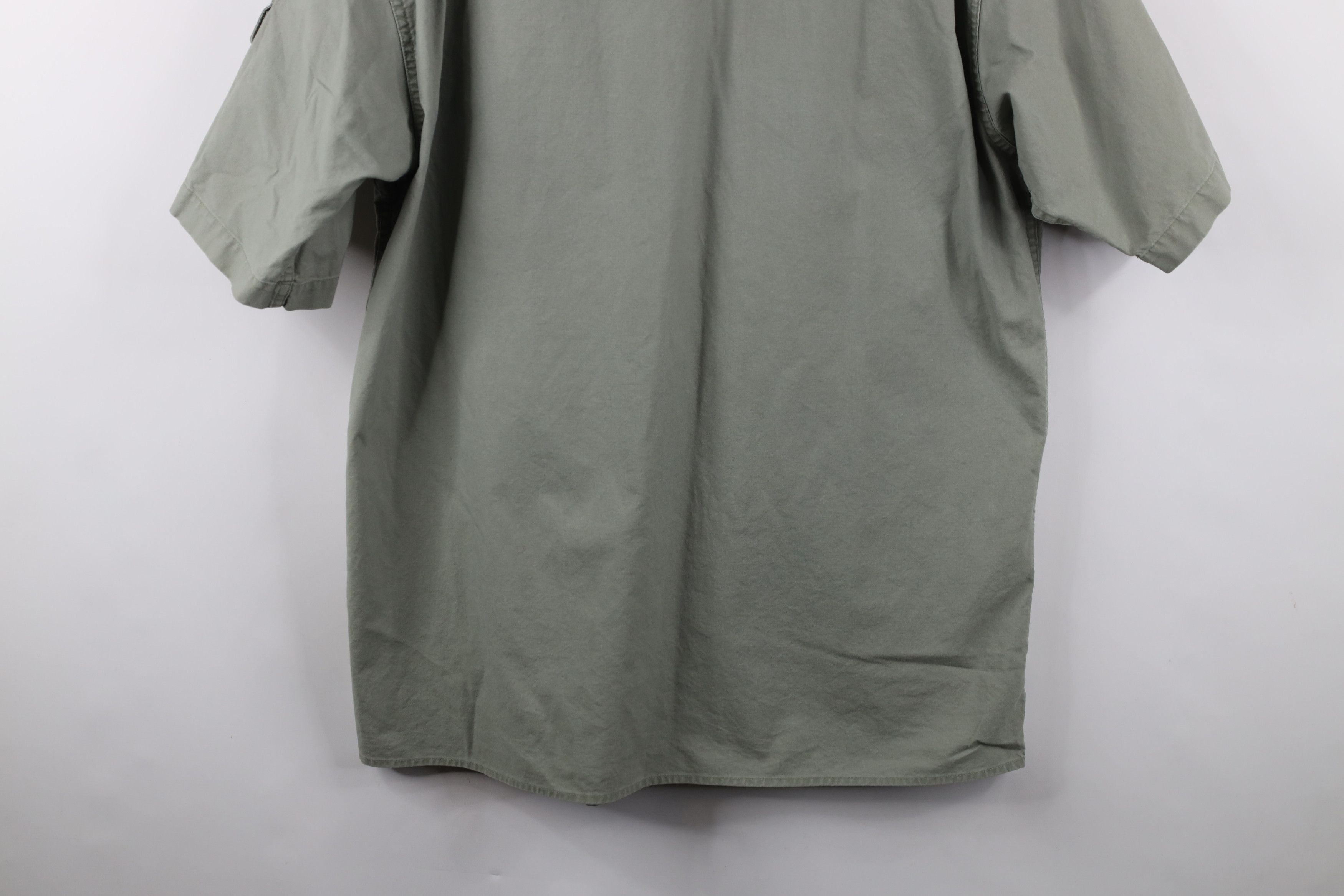 Cabelas × Vintage Vintage 90s Cabelas Safari Bush Short Sleeve Button Shirt Size US L / EU 52-54 / 3 - 12 Thumbnail