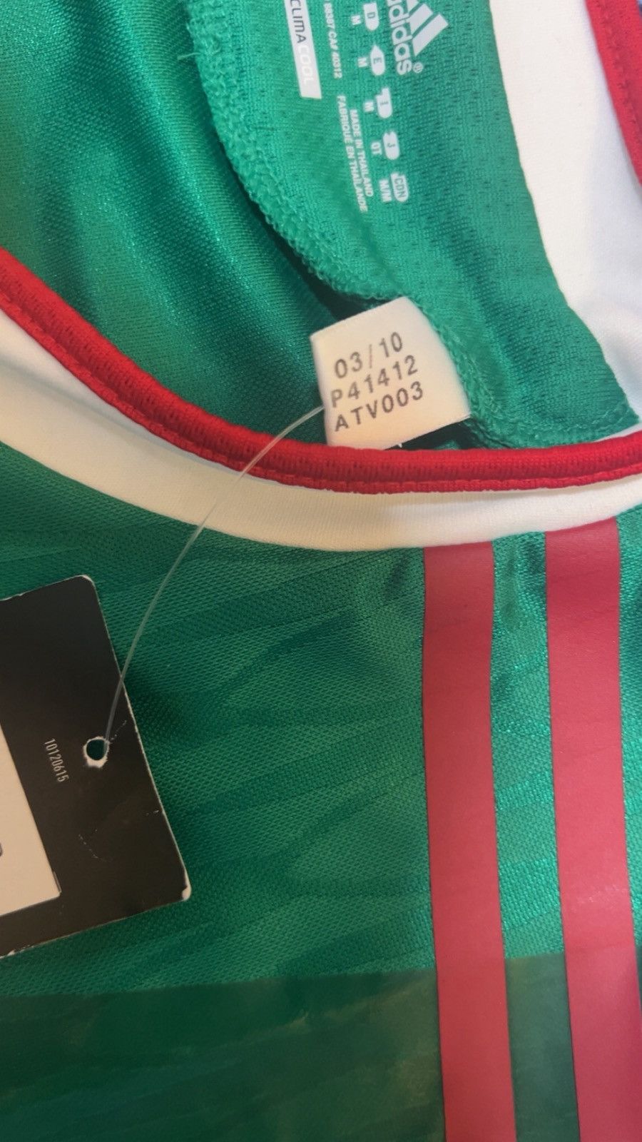 Adidas Mexico 2010 World Cup Tech Fit Soccer Jersey Size US M / EU 48-50 / 2 - 4 Thumbnail
