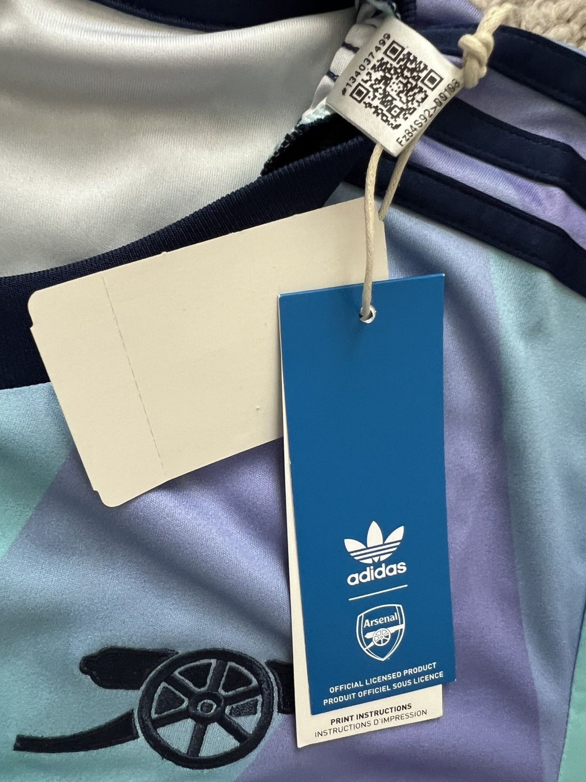Adidas Adidas Arsenal 24/25 Long Sleeve Third Jersey Size US L / EU 52-54 / 3 - 11 Thumbnail