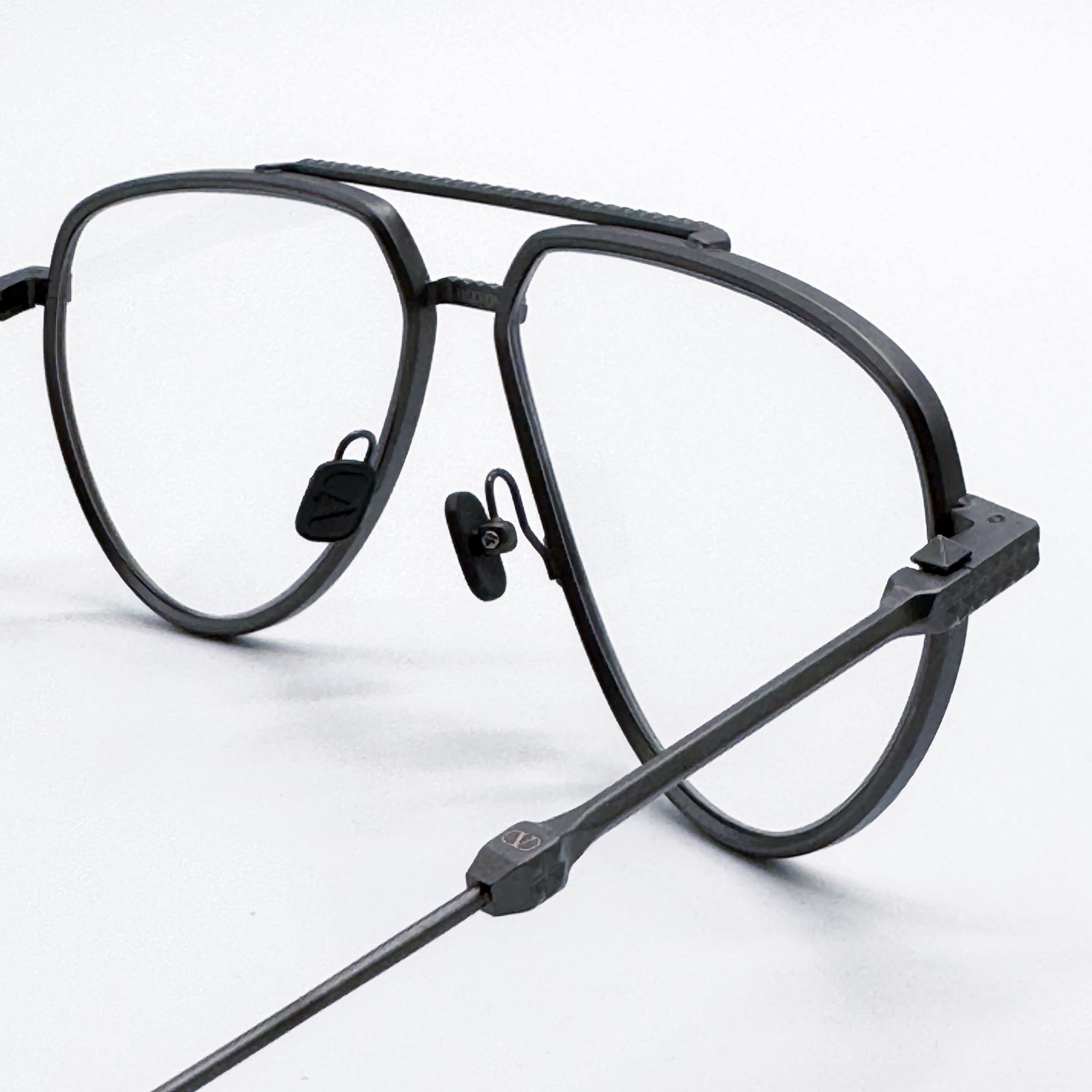 Valentino NEW VALENTINO EYEGLASSES V-STUD-II VLX-133B BLACK UNISEX AVI Size ONE SIZE - 6 Thumbnail