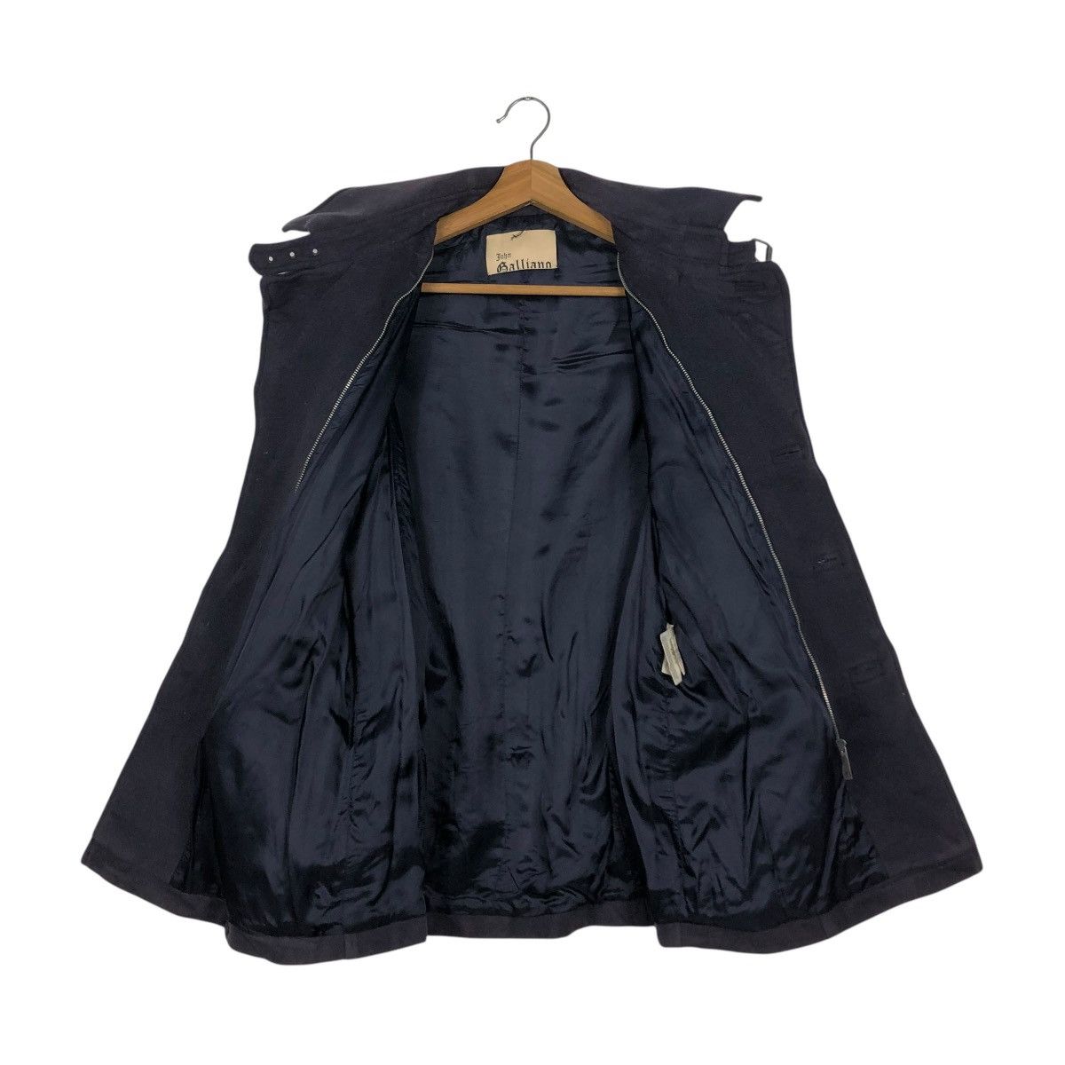 John Galliano 🔥BIKER JACKET DOUBLE COLLAR JOHN GALLIANO BIG LOGO BACK HIT Size US S / EU 44-46 / 1 - 15 Thumbnail