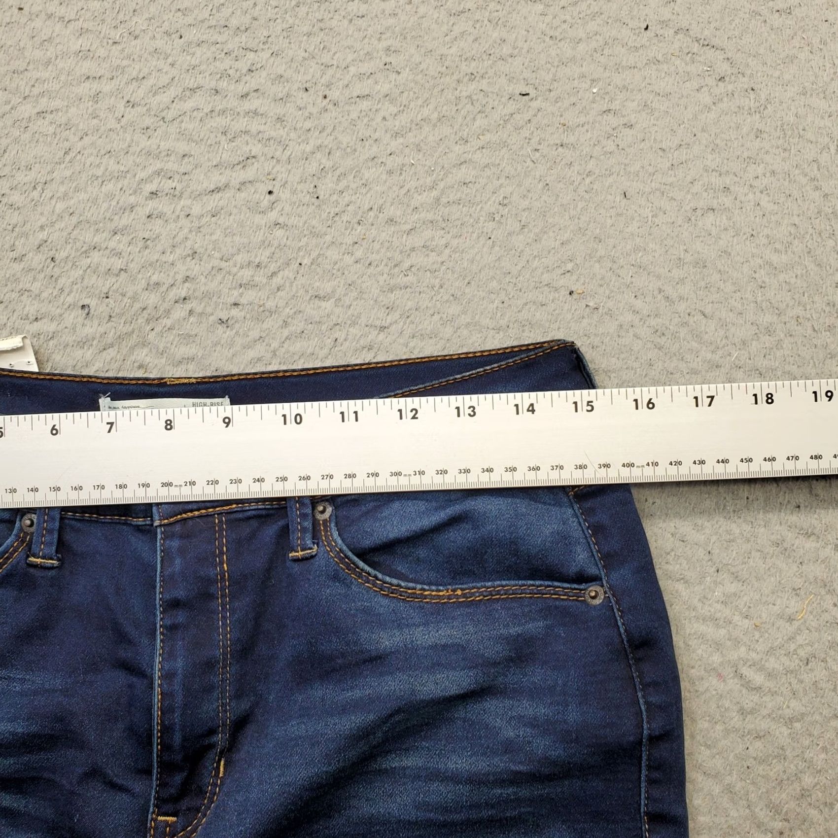 Denime Mudd Women Jeans 11 Blue Denim Ankle Skinny Jegging Size 32" / US 10 / IT 46 - 6 Thumbnail