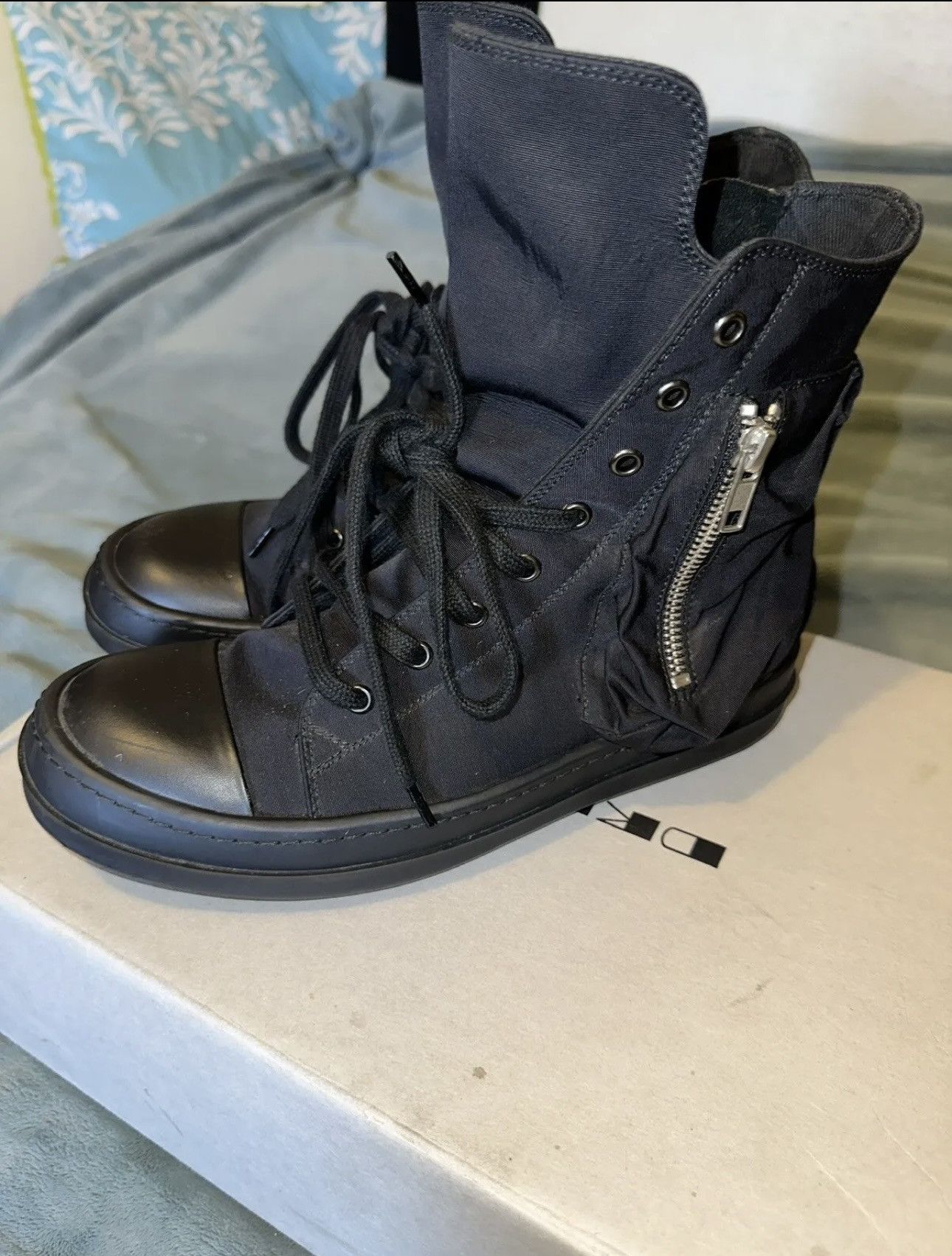 Rick Owens Rick owens cargo ramones high | Grailed