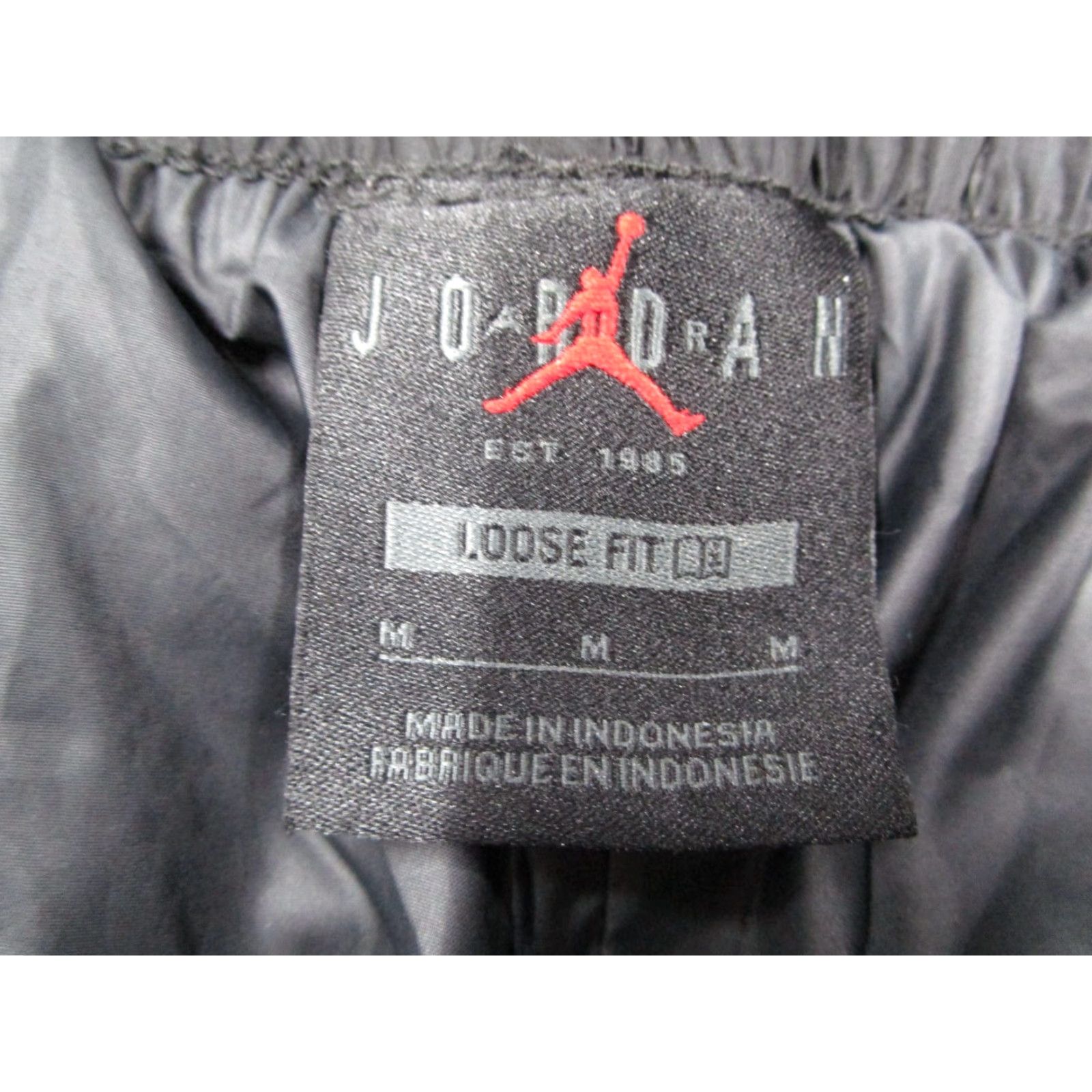 Jordan Brand VINTAGE Jordan Pants Women Medium Black Jogger Loose Fit Nina Chanel Abney DO4154-010 30x24 Athleisure Size 32" / US 10 / IT 46 - 2 Thumbnail