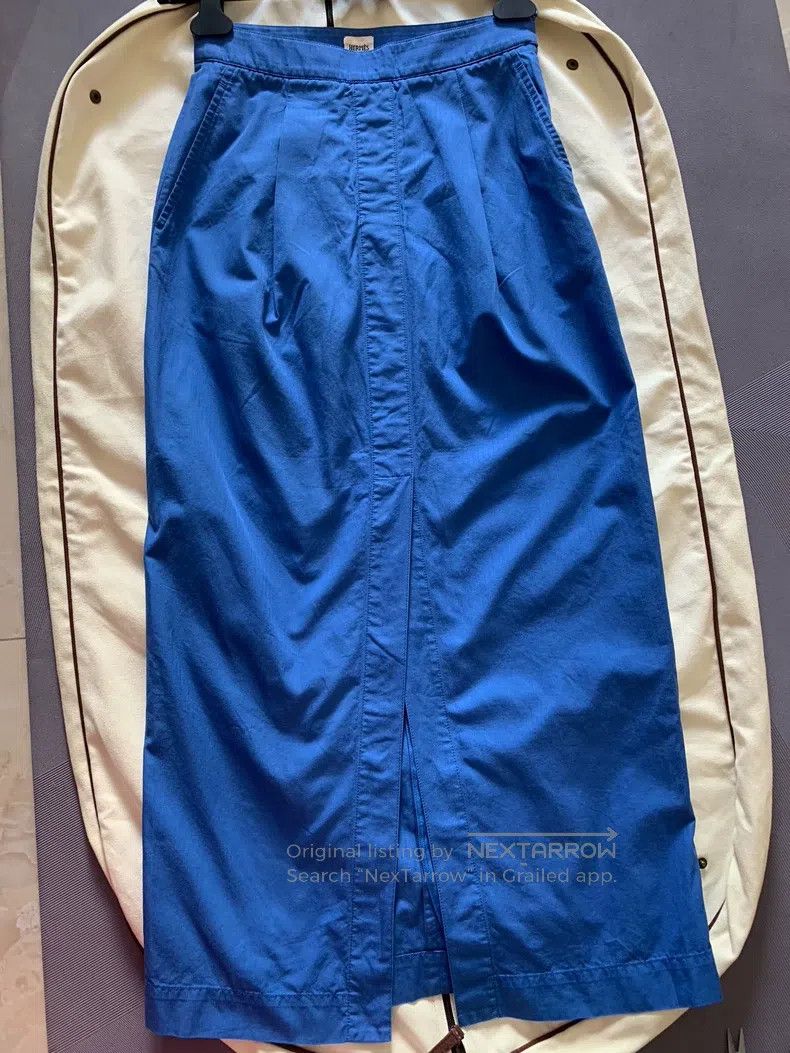 Hermes Hermes Front Split Cotton Material Thin Skirt Size 24" / US 00 / IT 34 - 4 Thumbnail