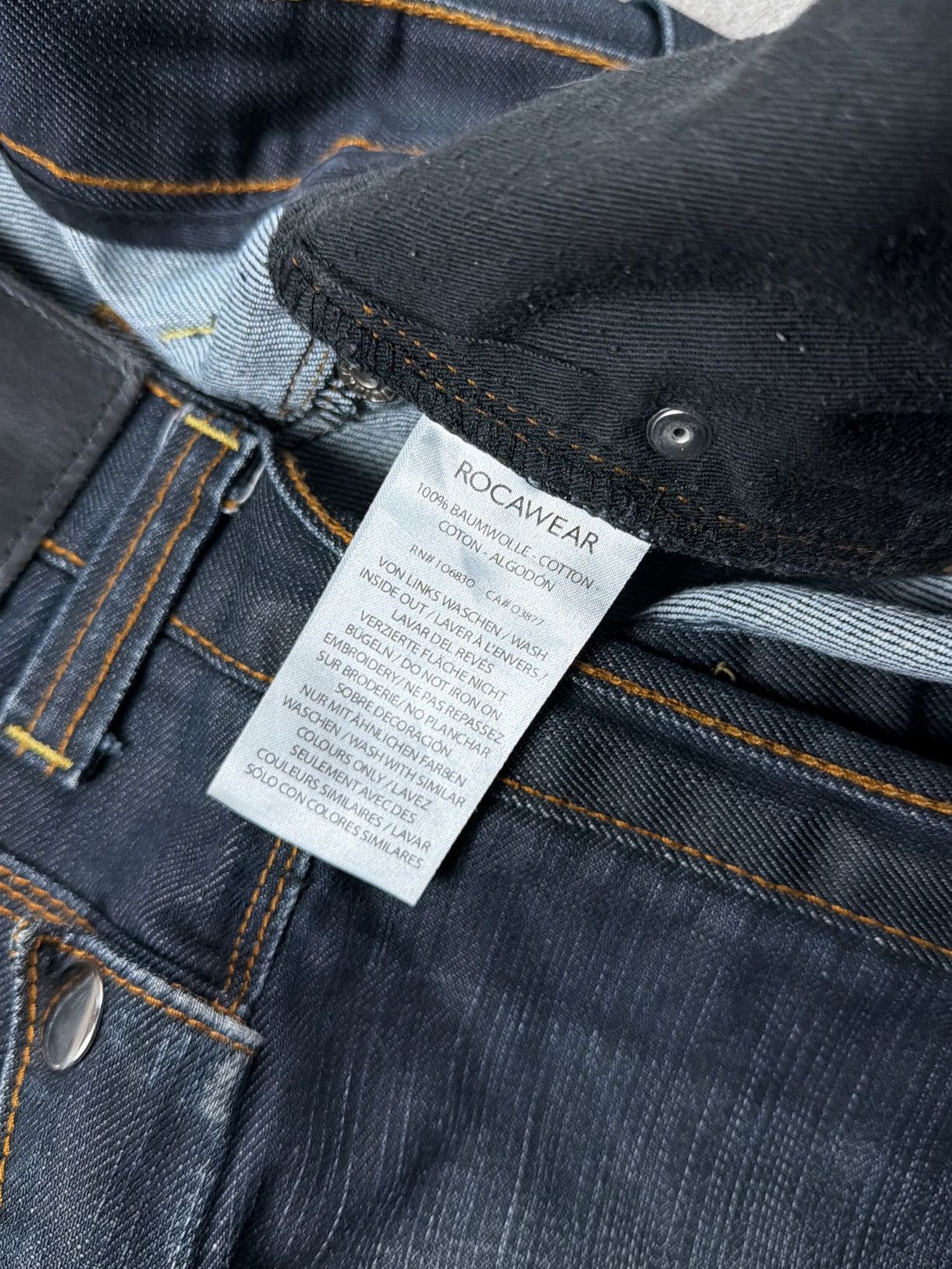 Rocawear Crazy vintage y2k rocawear baggy faded evisu style jeans Size US 38 / EU 54 - 5 Thumbnail