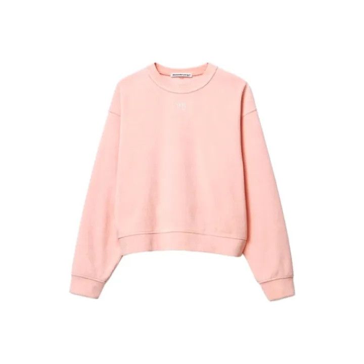 Alexander Wang Alexander Wang Pink Logo Sweatshirt for Women 0079 Size XS / US 0-2 / IT 36-38 - 1 Thumbnail