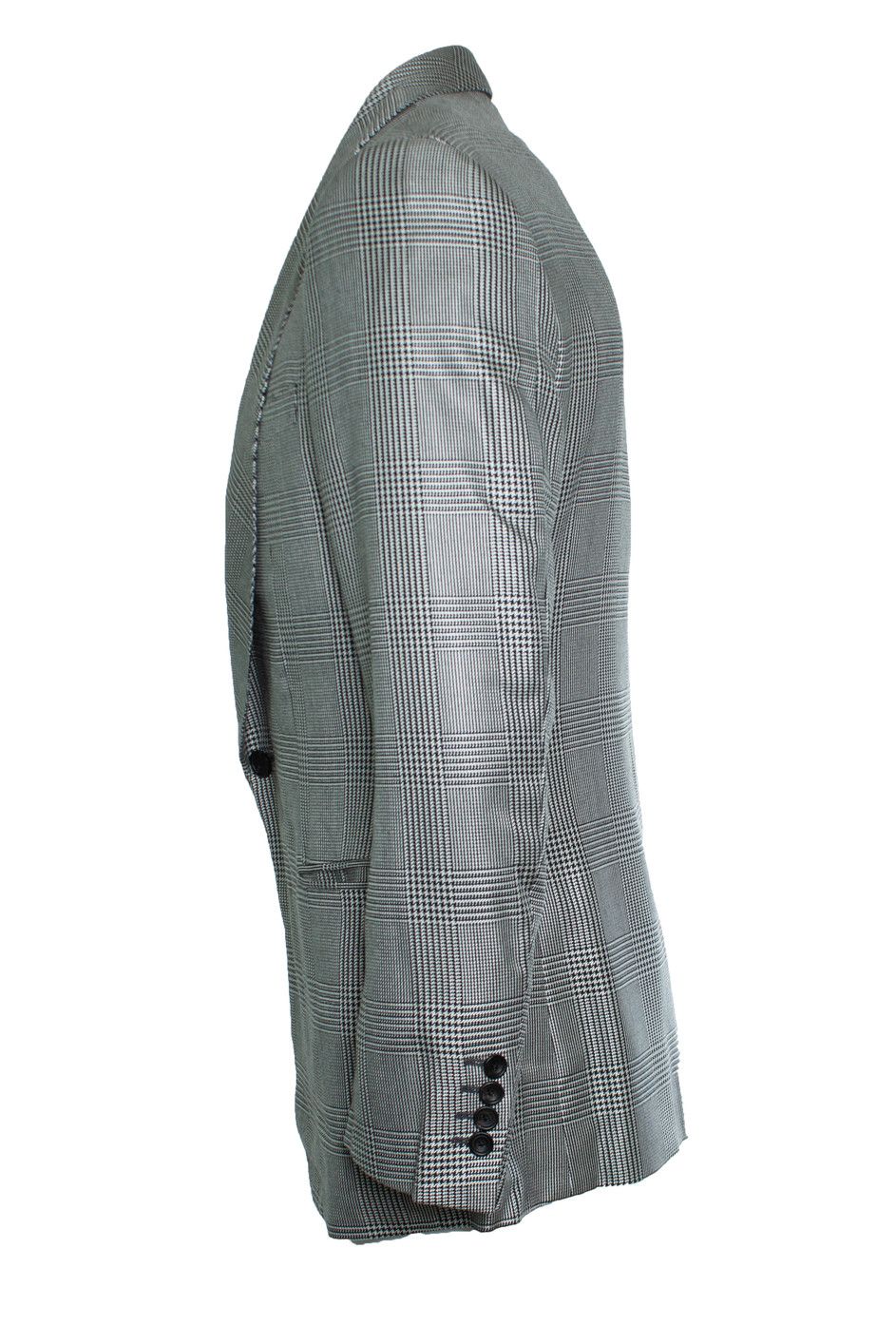 Kingsman Kingsman, Prince of wales checked wool blazer Size 52R - 3 Thumbnail