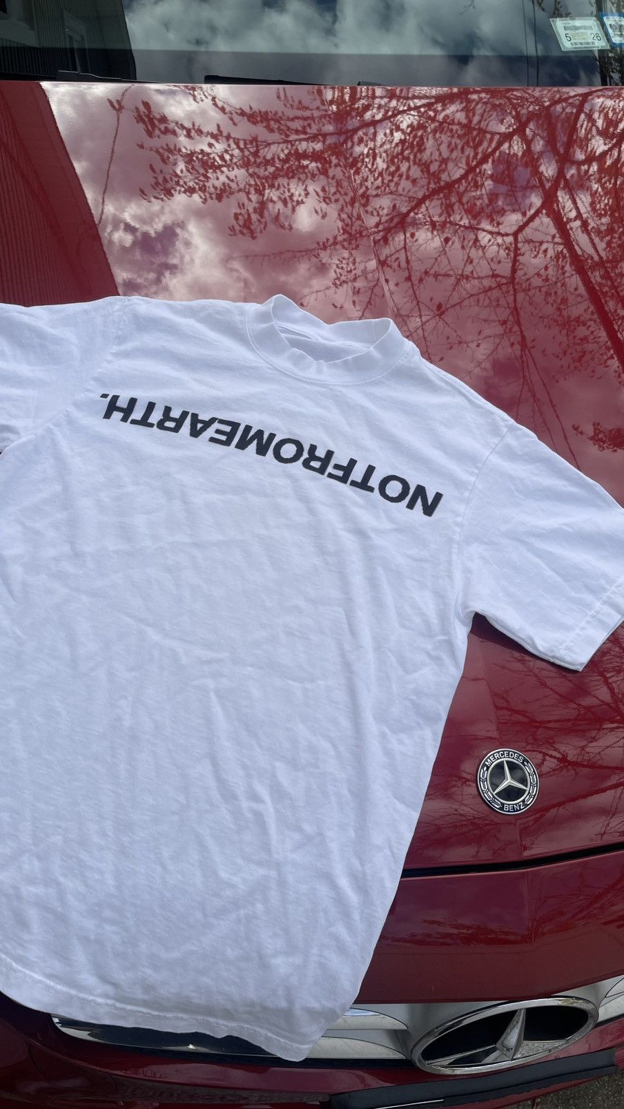 Band Tees × Japanese Brand Not From Earth Upsidedown Tee Size US M / EU 48-50 / 2 - 2 Thumbnail