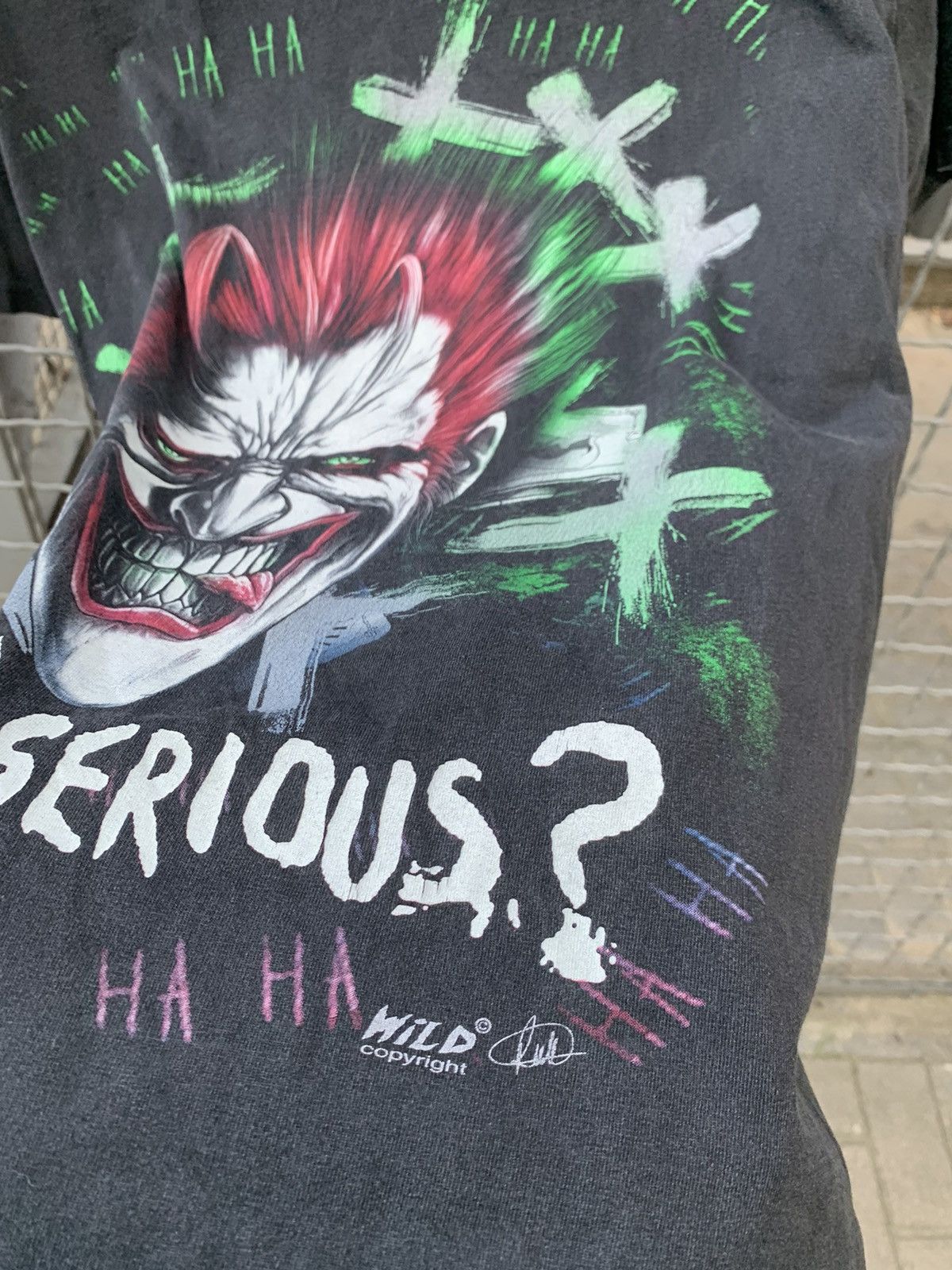 Vintage Vintage Joker Why So Serious Horror Dead Face Graphic Shirt Size US L / EU 52-54 / 3 - 4 Thumbnail