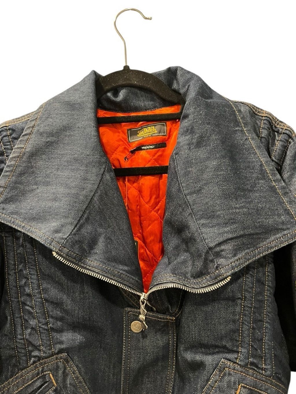 Von Dutch VTG NWT Von Dutch Denim Beaded Laurence Jacket Size Med Size M / US 6-8 / IT 42-44 - 7 Thumbnail