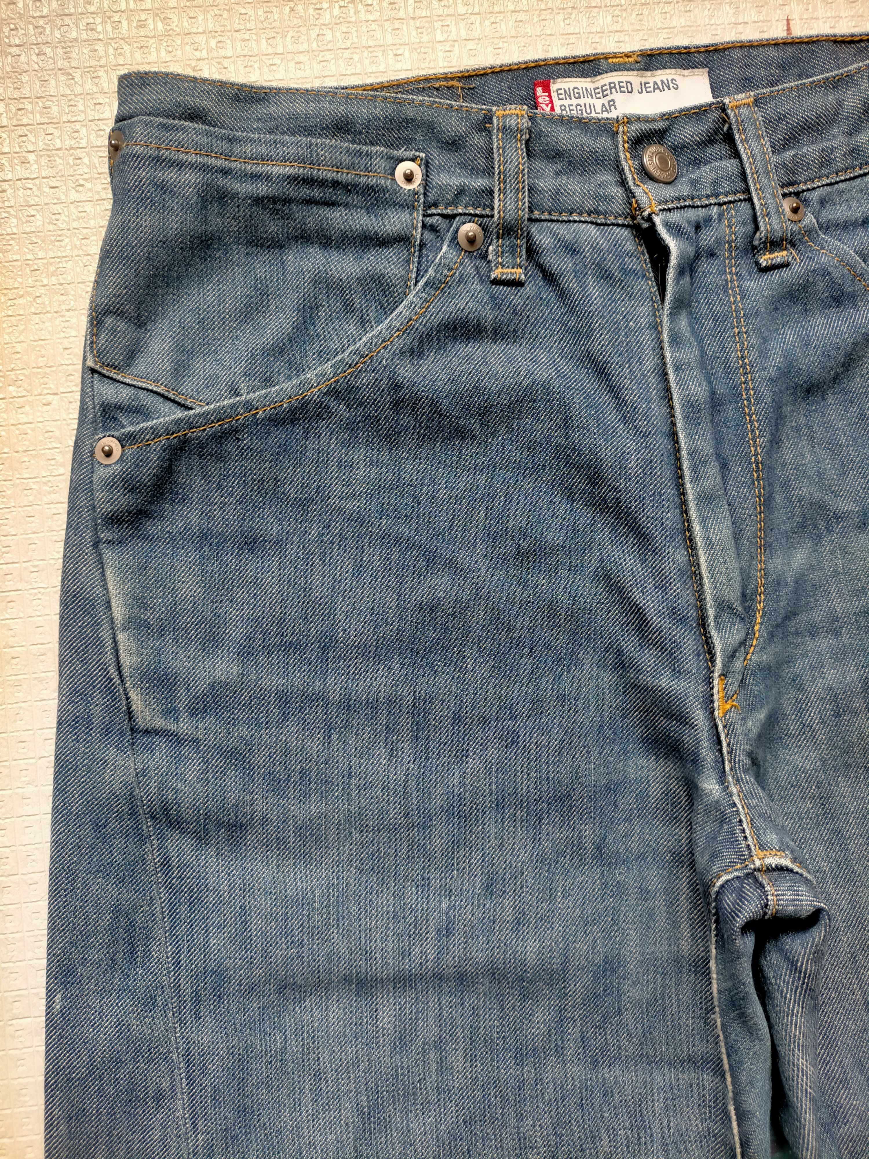 Levi's 2000s Levis Engineered Twist Leg Rusty Denim Size US 29 - 4 Thumbnail