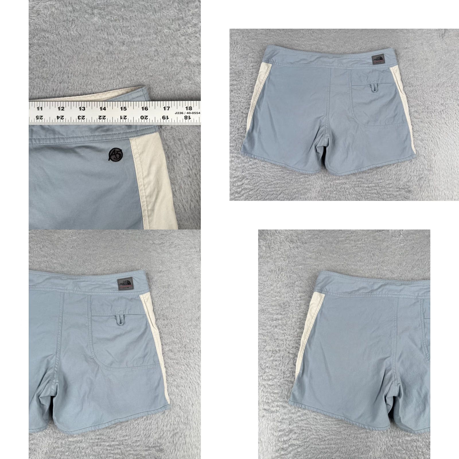 The North Face The North Face Shrots Women 10 Blue White Cotton Blend A5 Series Hike Gym 32x5 Size 32" / US 10 / IT 46 - 9 Thumbnail