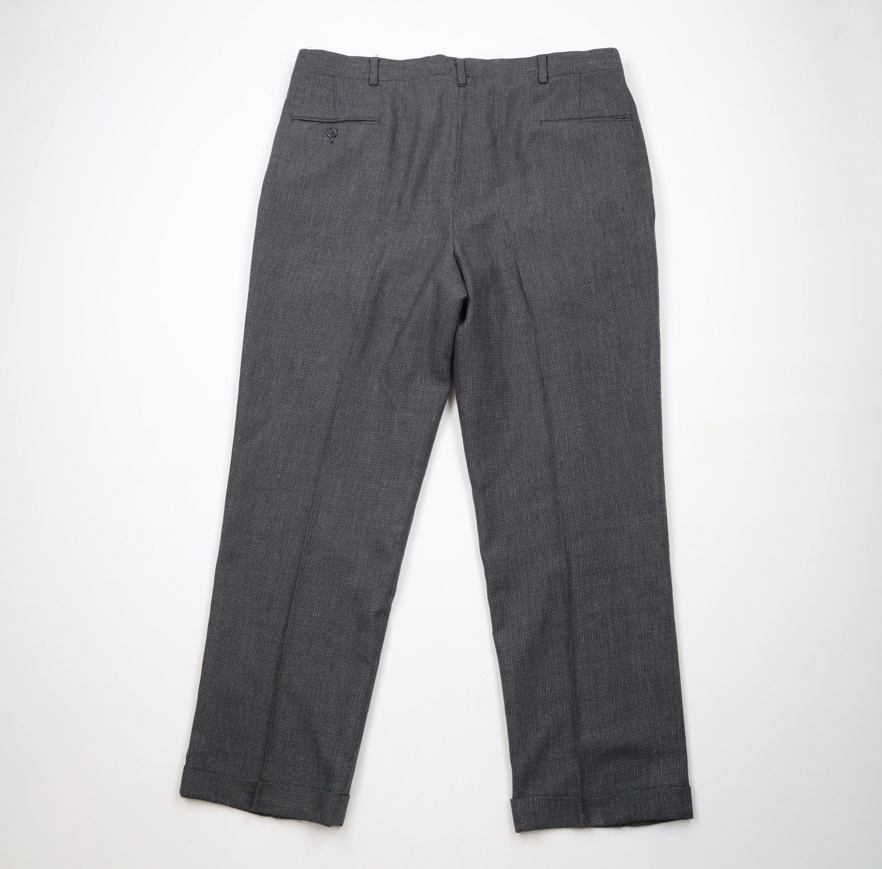 Vintage Vintage 90s Streetwear Pleated Cuffed Wide Leg Chino Pants Size US 38 / EU 54 - 9 Thumbnail