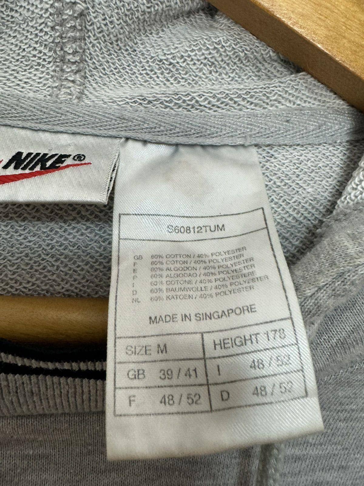 Nike Vintage Nike USA big logo swoosh hoodie streetwear 90s Size US M / EU 48-50 / 2 - 6 Thumbnail