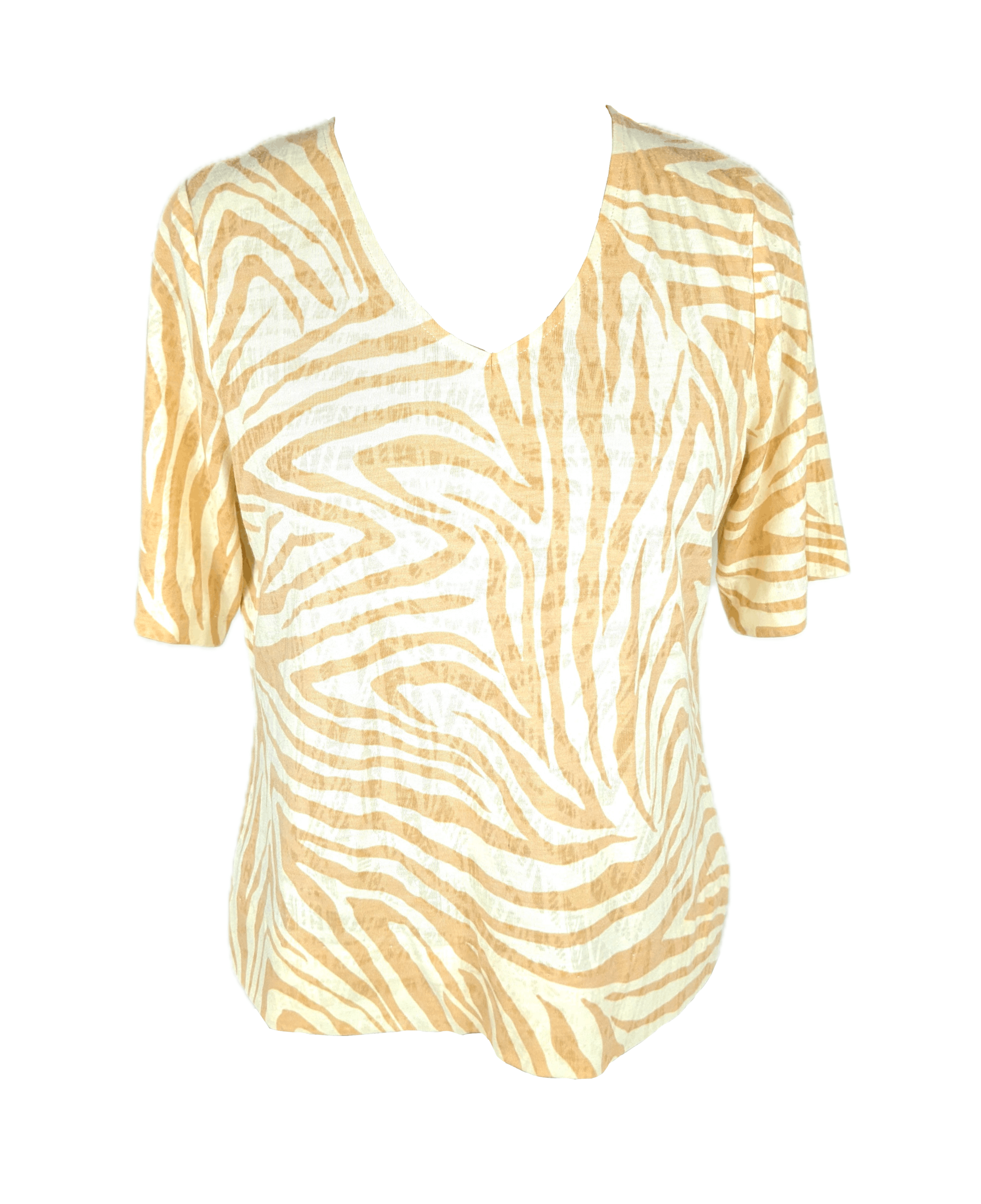 Chicos Chico's Zebra Print Top Size S / US 4 / IT 40 - 2 Thumbnail