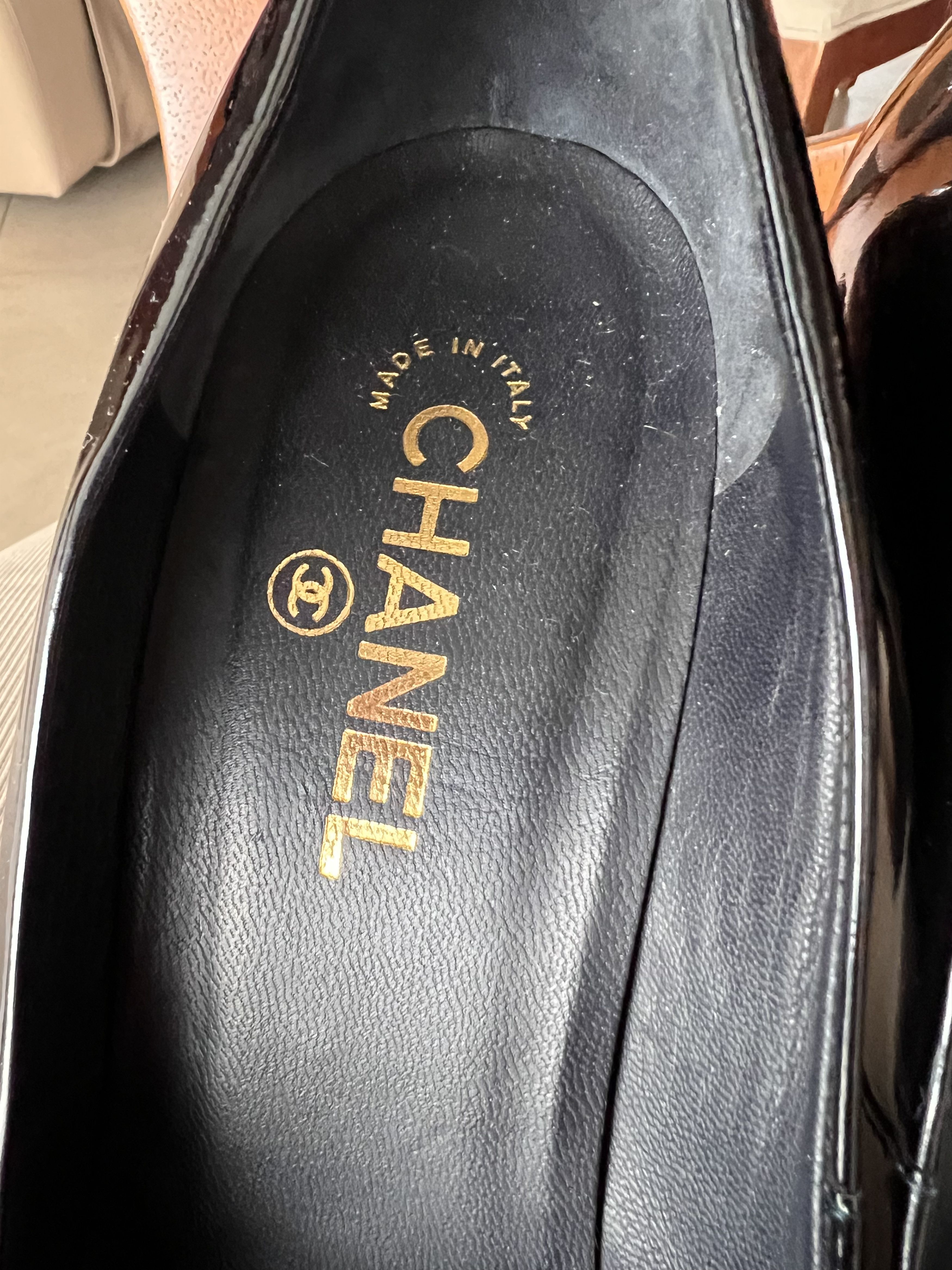 Chanel Ptanet leather heels Size US 9 / IT 39 - 8 Thumbnail