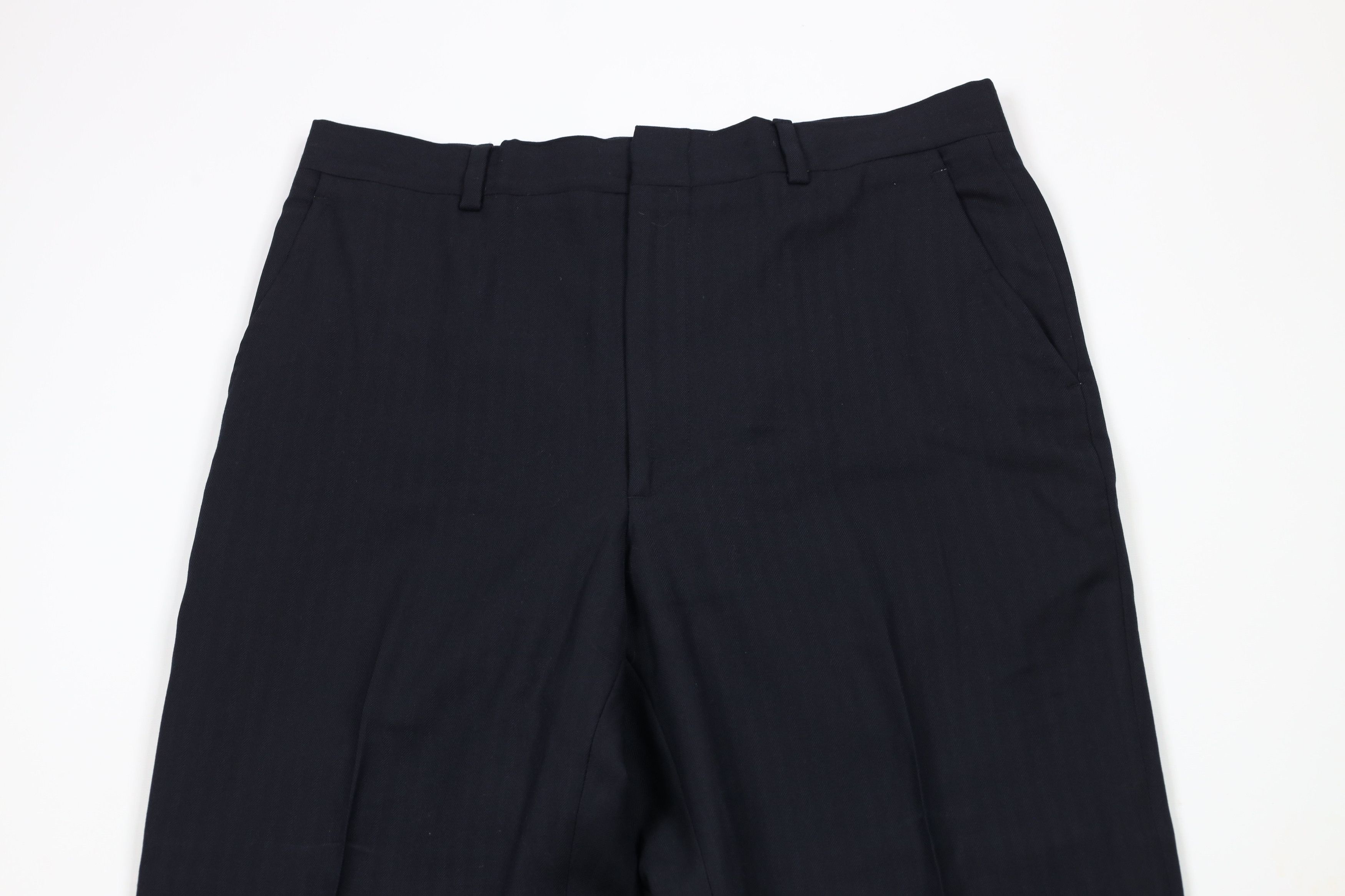 Vintage Vintage 70s Streetwear Herringbone Wide Leg Chino Pants USA Size US 32 / EU 48 - 2 Thumbnail