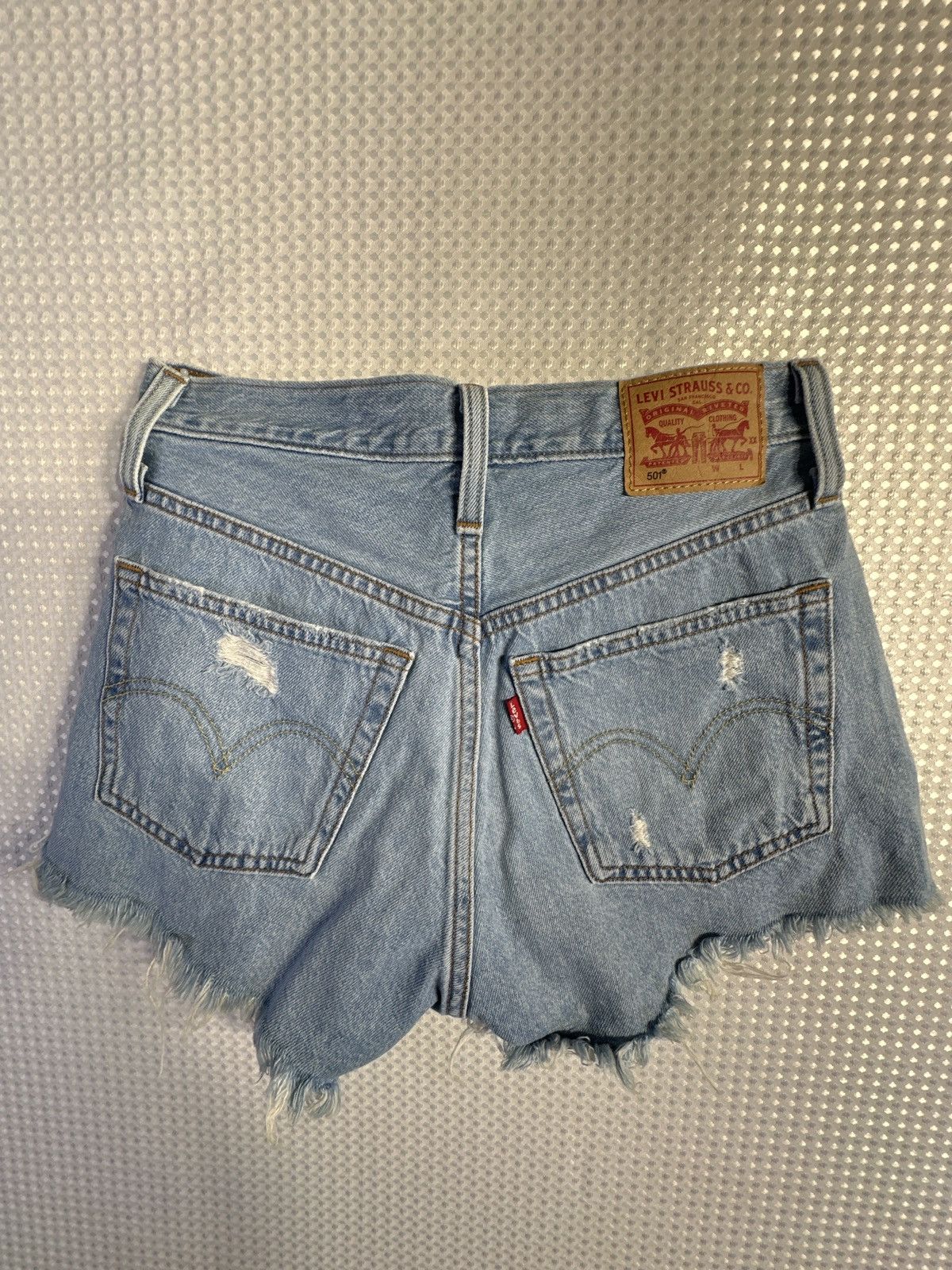 Levi's Levi’s 501 Original High-Rise Denim Shorts Size 25" / US 0 / IT 36 - 2 Thumbnail