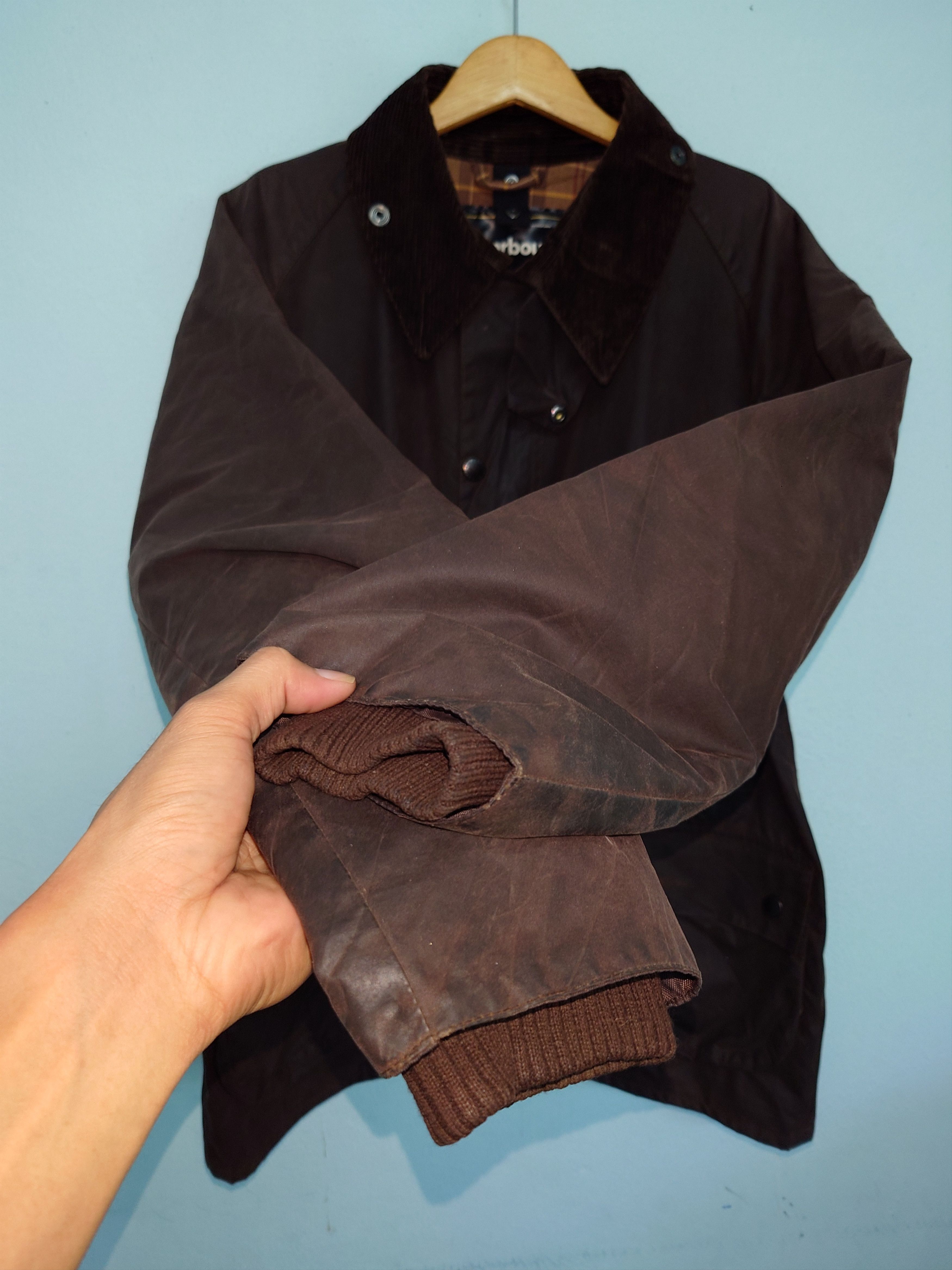 Barbour Authentic Barbour Bedale Waxed Jacket Rustic Brown Size US L / EU 52-54 / 3 - 7 Thumbnail