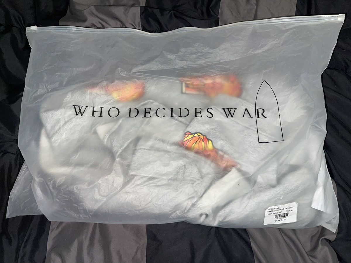 Who Decides War Who Decides War Flame Glass hooded Sweatshirt Size US XL / EU 56 / 4 - 4 Thumbnail