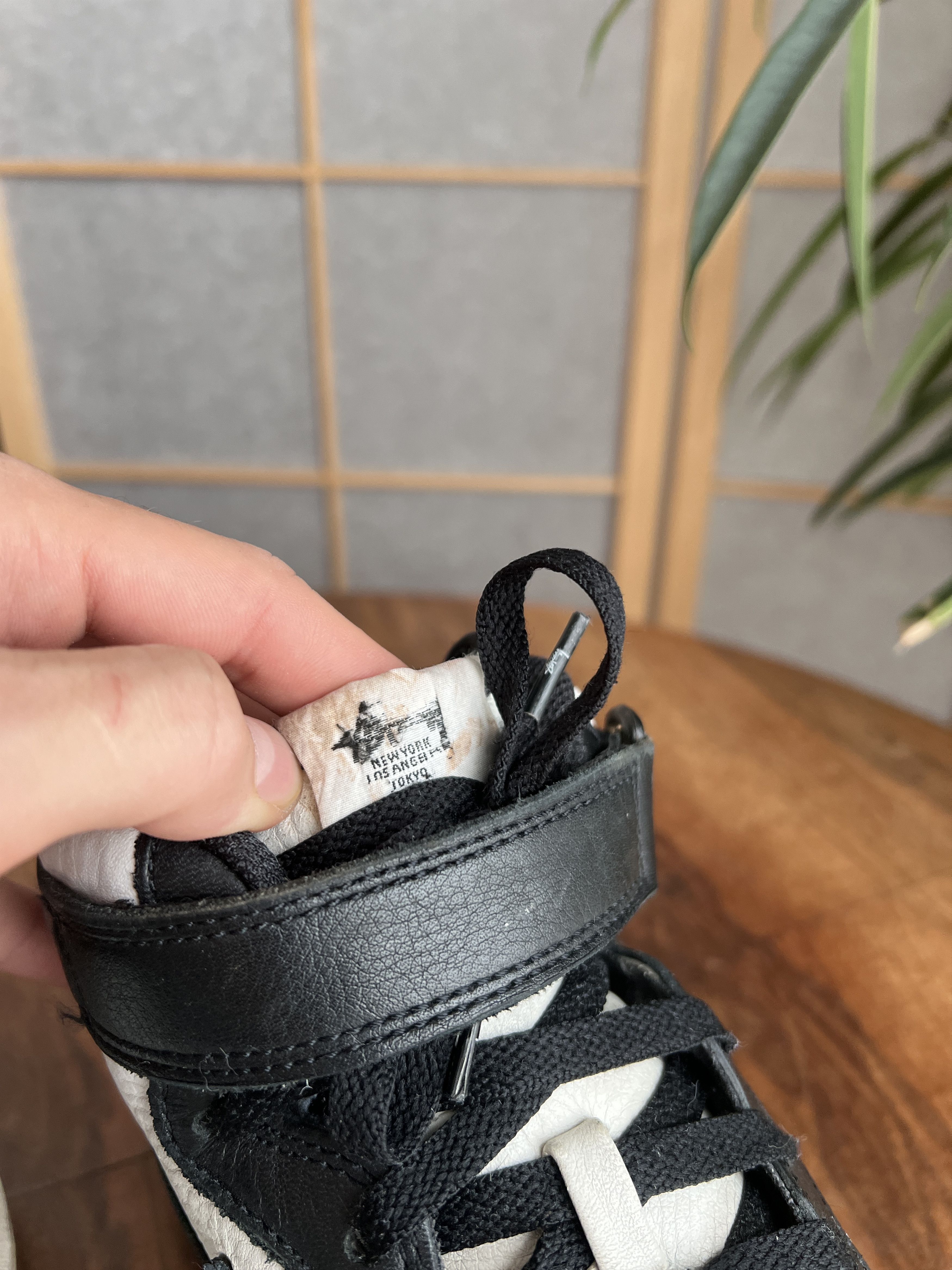 Stussy x Nike Air Force 1 Mid sneakers y2k shoes rap hip hop