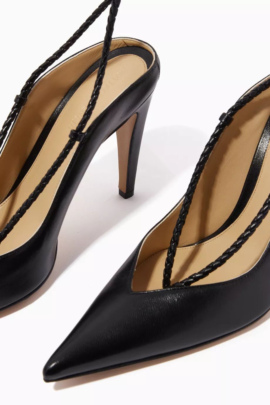 Bottega Veneta o1y0725 Stiletto Heel Pumps in Black Size US 9 / IT 39 - 4 Thumbnail