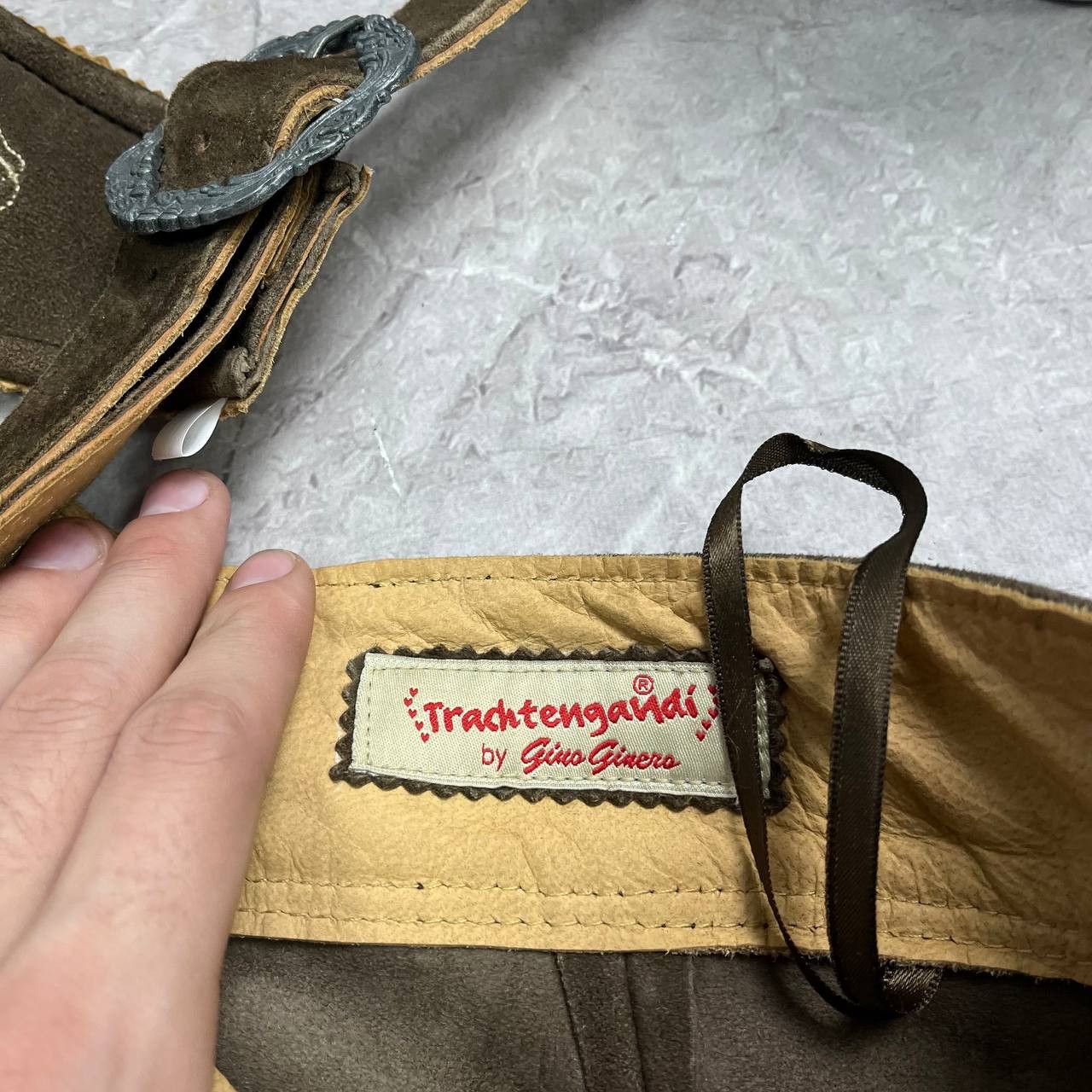 Japanese Brand Vintage Brown Cowboy's Shorts Octoberfest Bavarian Costume Size US 33 - 13 Thumbnail