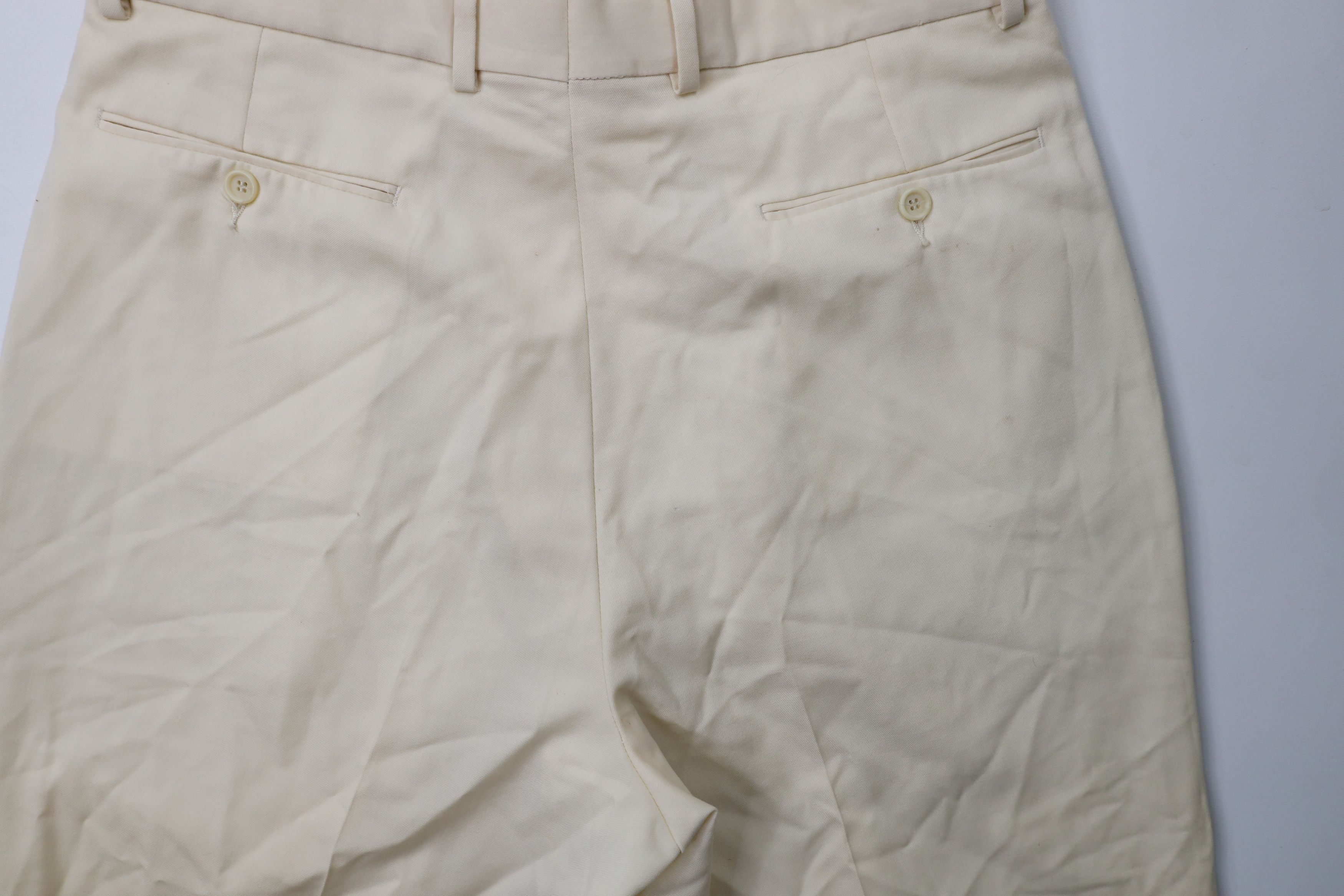 Vintage Vintage 90s Streetwear Cuffed Wide Leg Chino Pants Wool Size US 34 / EU 50 - 14 Thumbnail