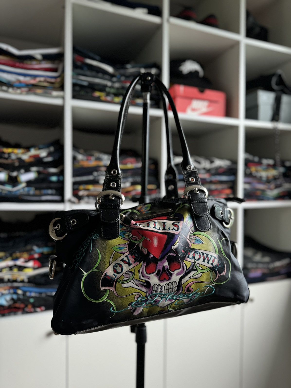 Ed hardy tote bag/bag Kills Love Slowly Don Ed Hardy Designs