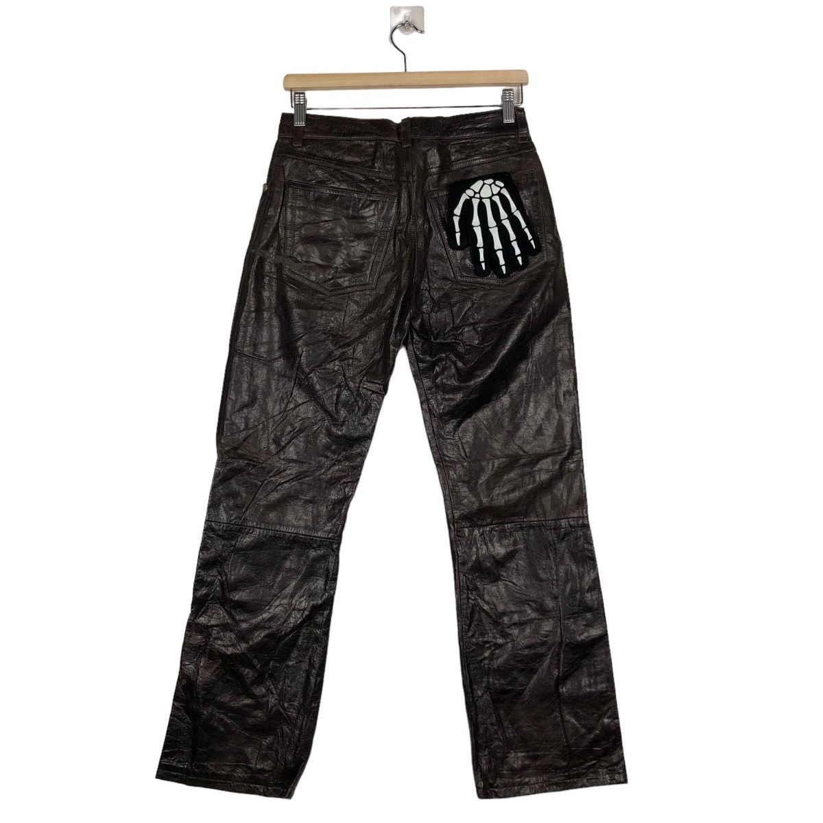 Genuine Leather 🔥Rare Flammingo Genuine Leather Pants Inspire by Hysteric Size US 28 / EU 44 - 7 Thumbnail