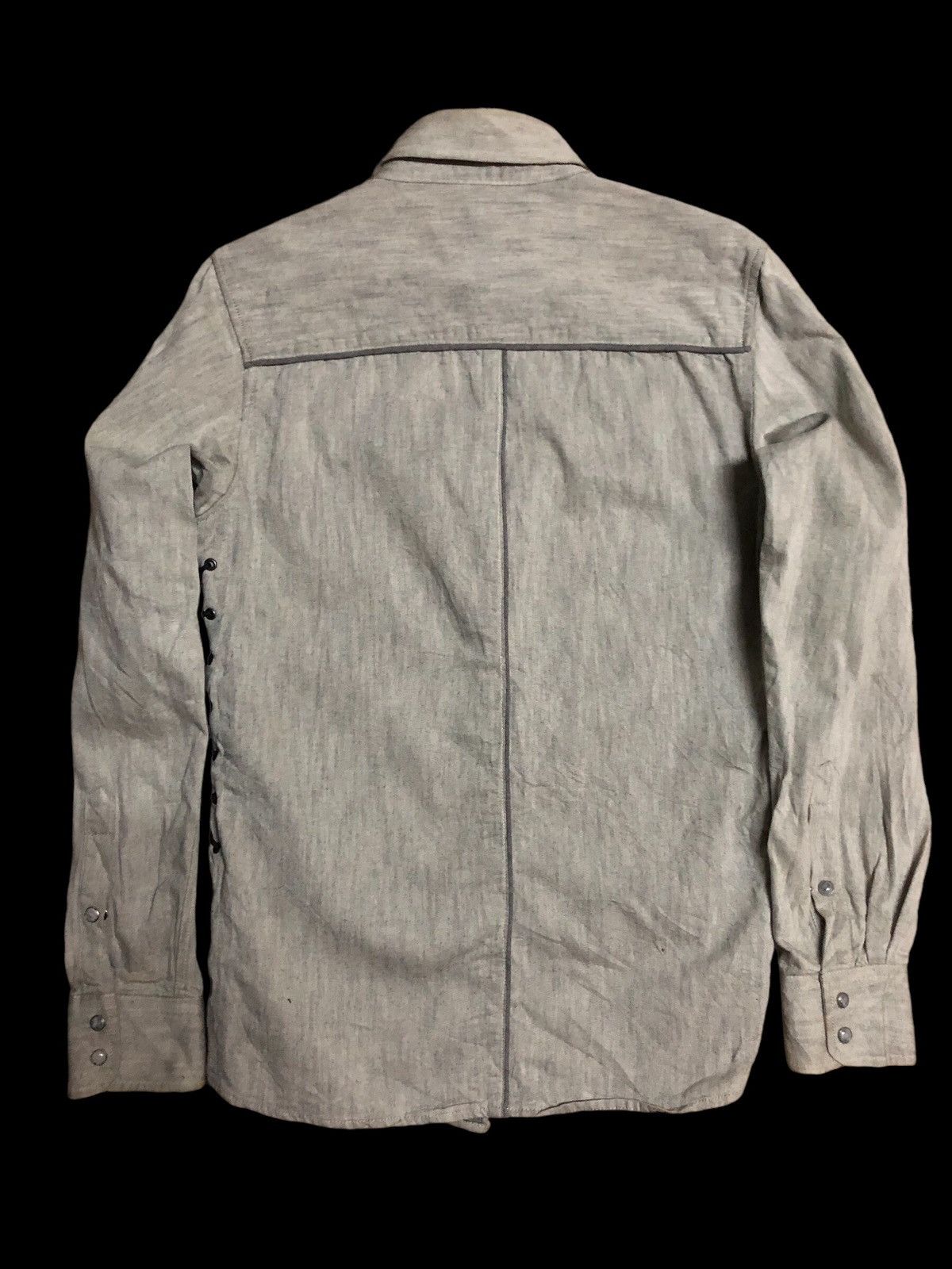 Hysteric Glamour × Japanese Brand Create Barefoot Drawstring Snap Button Ups Shirt Size US M / EU 48-50 / 2 - 2 Thumbnail