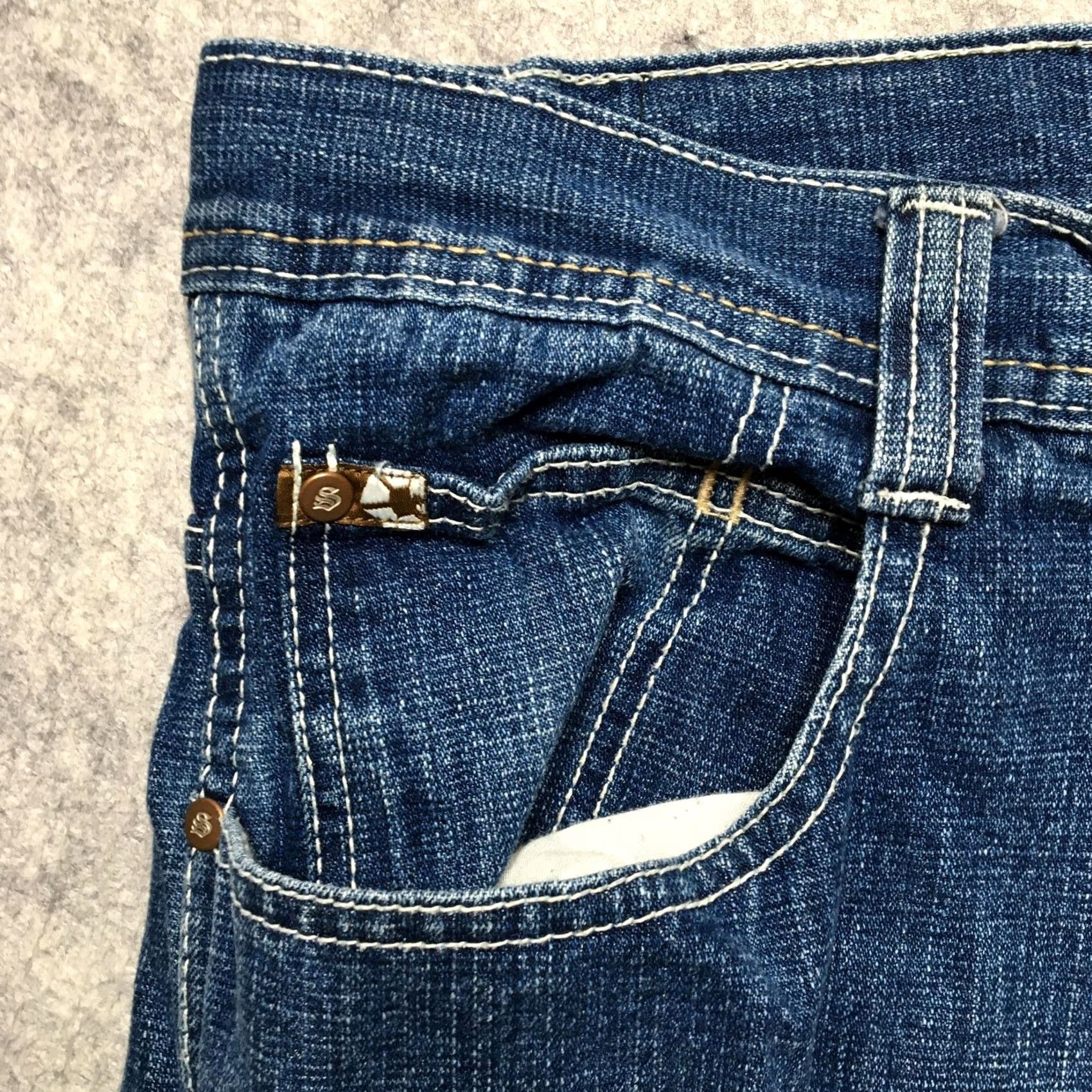 Southpole VINTAGE Southpole Jeans Mens 34 Blue Denim Straight Leg Relaxed Fit Baggy Skater Pants Permanent 90s Mens Size US 34 / EU 50 - 4 Thumbnail