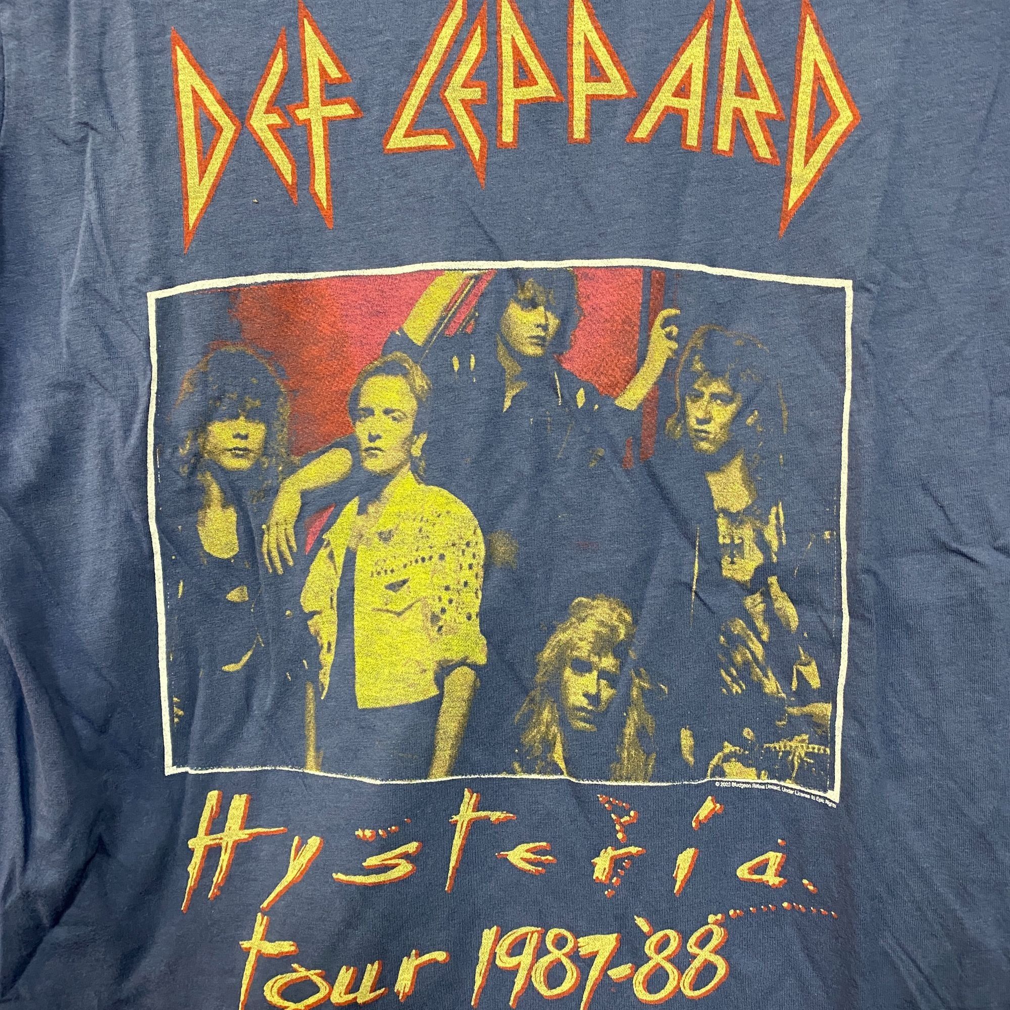 Junk Food Def Leppard Hysteria Tour 1987-88 T-Shirt Size Extra Small Size US XS / EU 42 / 0 - 2 Thumbnail
