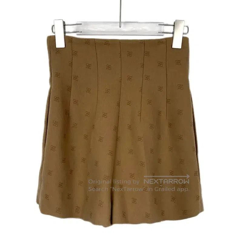 Fendi Fendi Brown Wool Women's Shorts . Size 23" - 2 Thumbnail