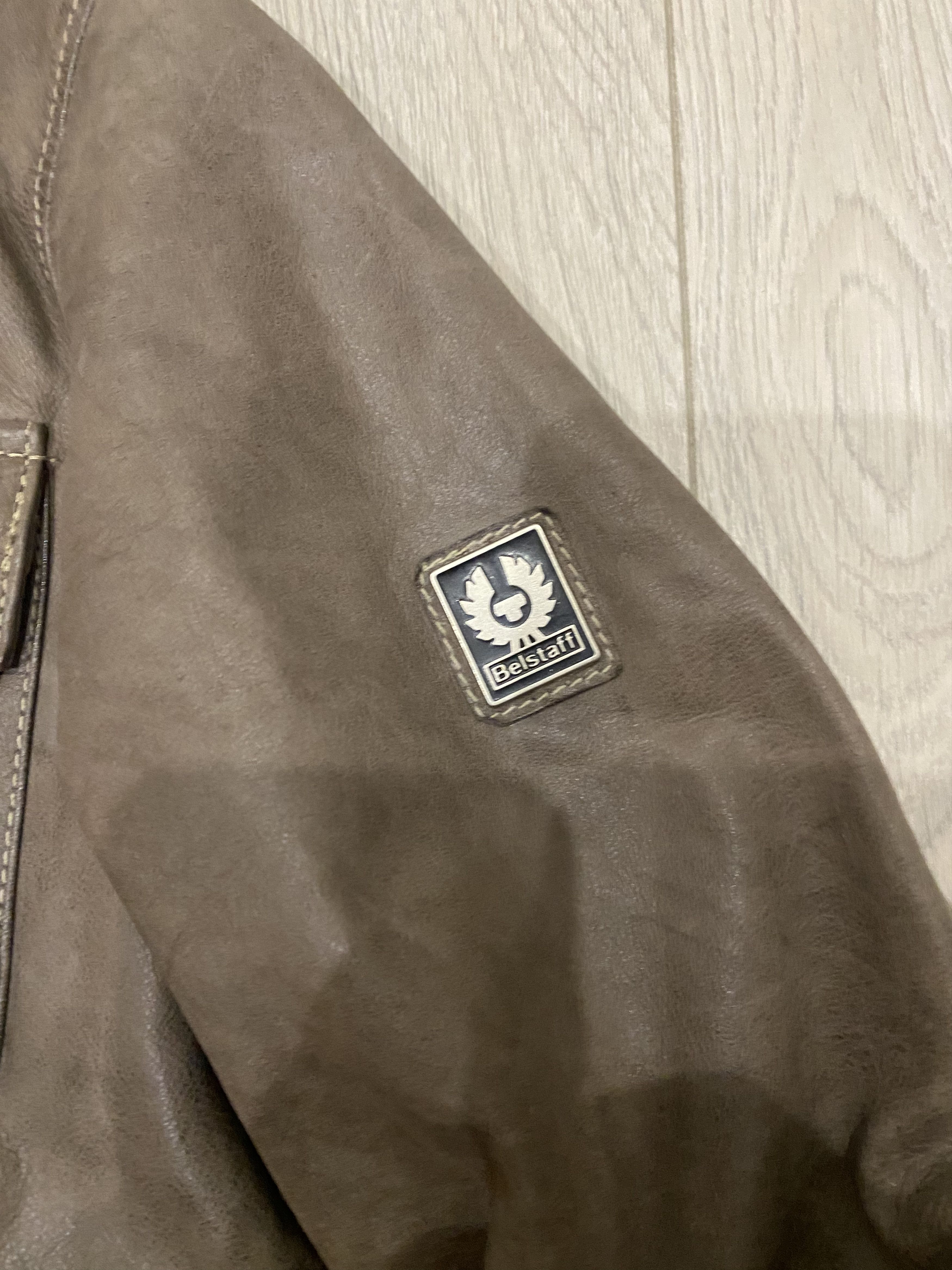 Belstaff Belstaff Gold Leather Jacket Size S / US 4 / IT 40 - 3 Thumbnail