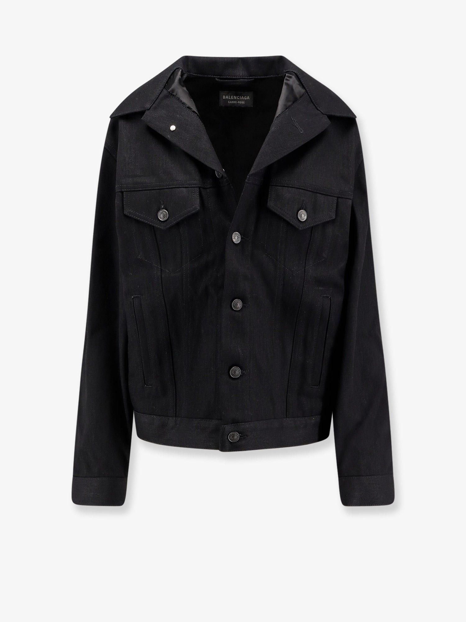 Balenciaga Standing denim jacket S - USA Tariffs Included Size S / US 4 / IT 40 - 1 Thumbnail