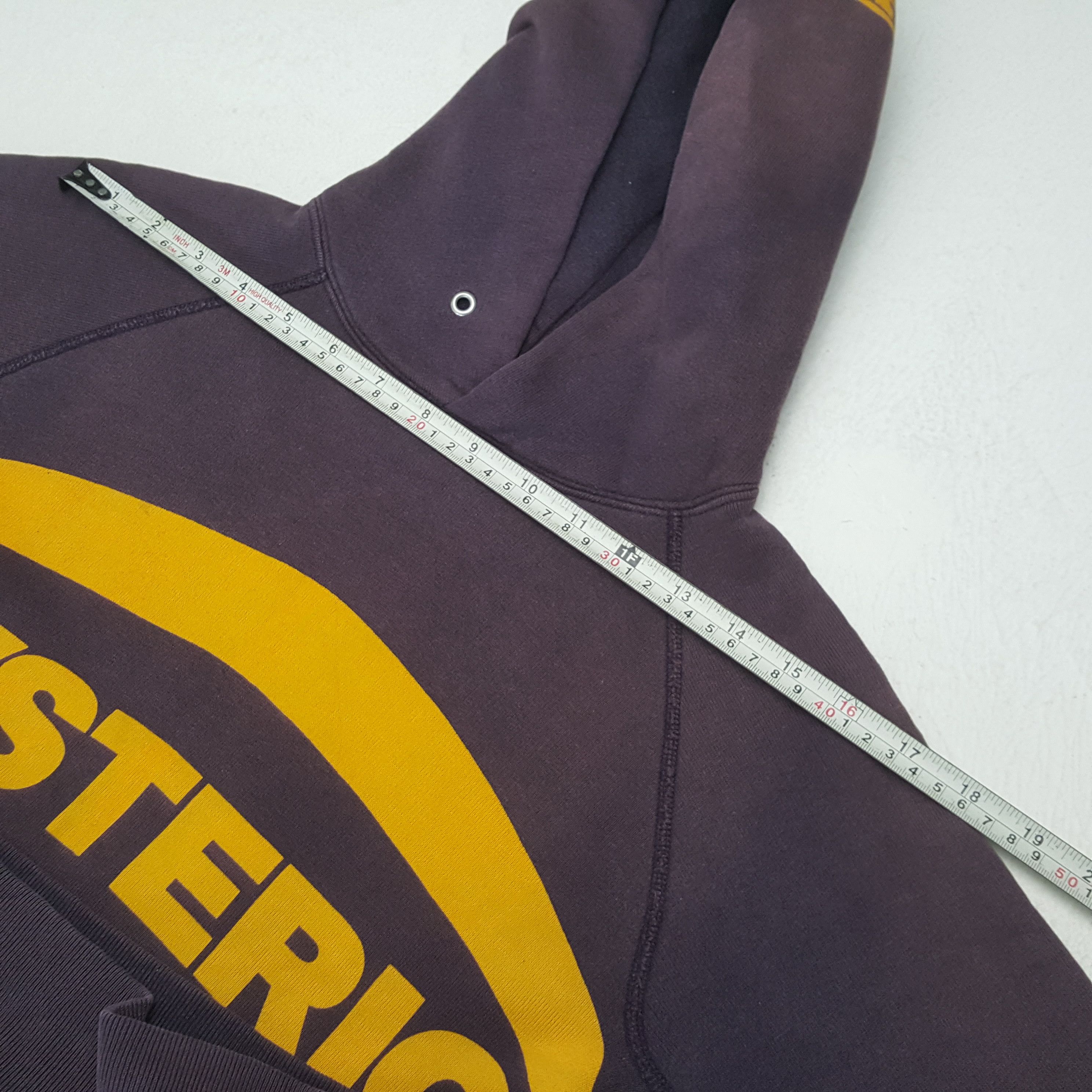 Hysteric Glamour HYSTERIC GLAMOUR Japanese Brand Spellout Hoodies C289N22 Size US XS / EU 42 / 0 - 6 Thumbnail