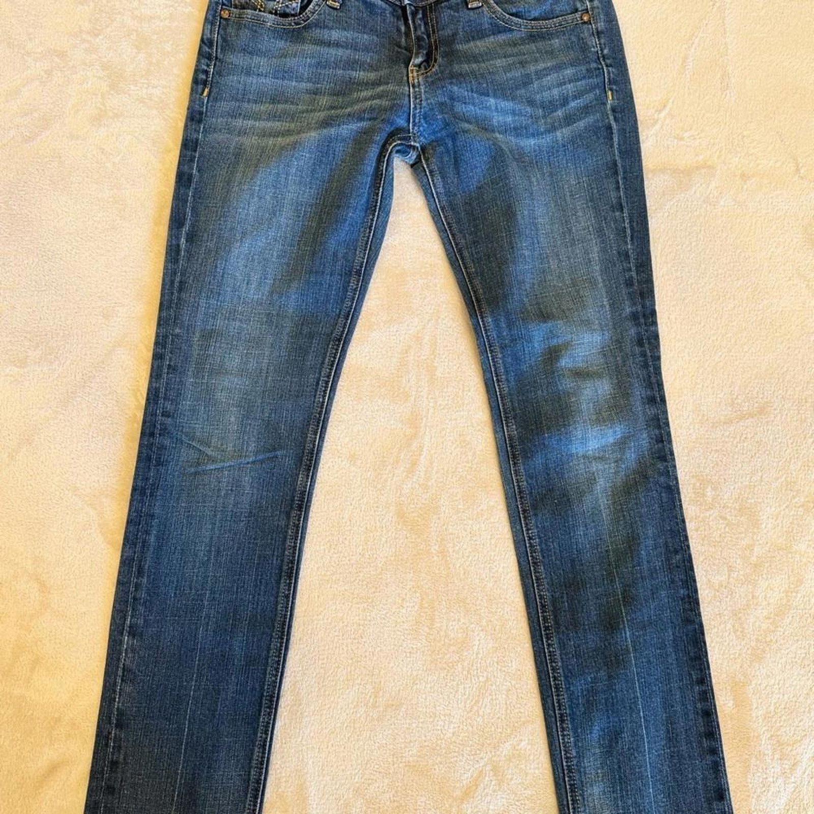 Designer Vigoss Studio Brooklyn Skinny Jeggings Jeans Size 32" / US 10 / IT 46 - 2 Thumbnail