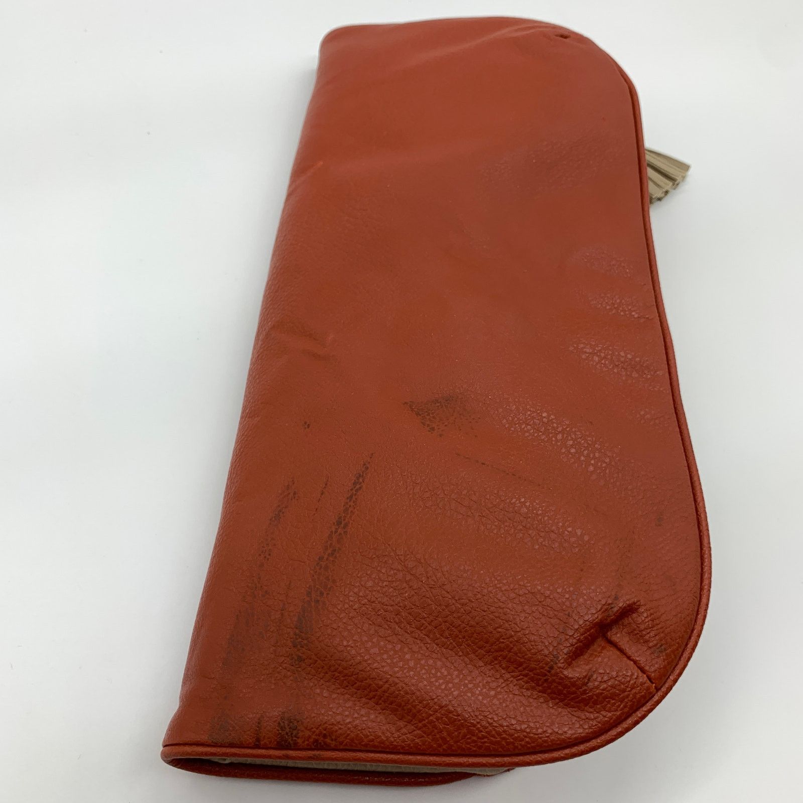 Other Orange Clutch Womens Small Bag Zipper Purse Size ONE SIZE - 8 Thumbnail