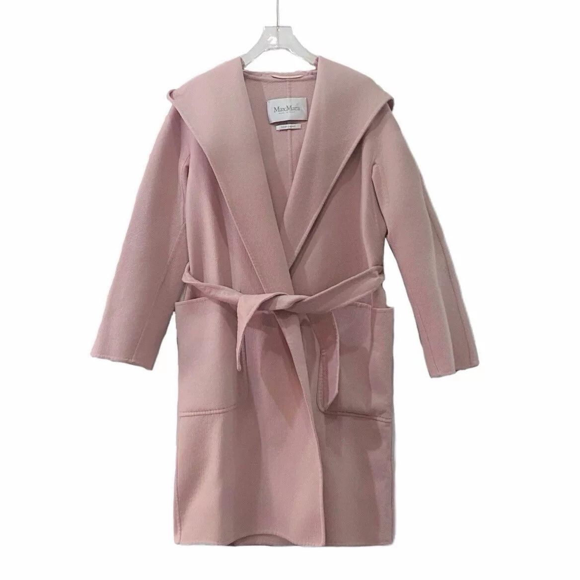 Max Mara maxmara pink wool long sleeve coat Size US XS / EU 42 / 0 - 1 Thumbnail